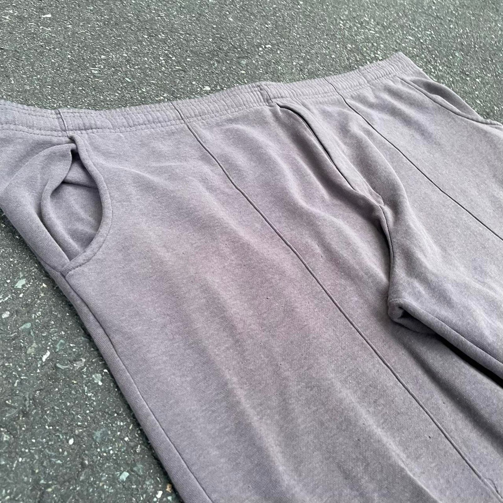 JNCO vintage 2000s wide leg baggy grey john blair sweatpants Size 40 - 3 Thumbnail