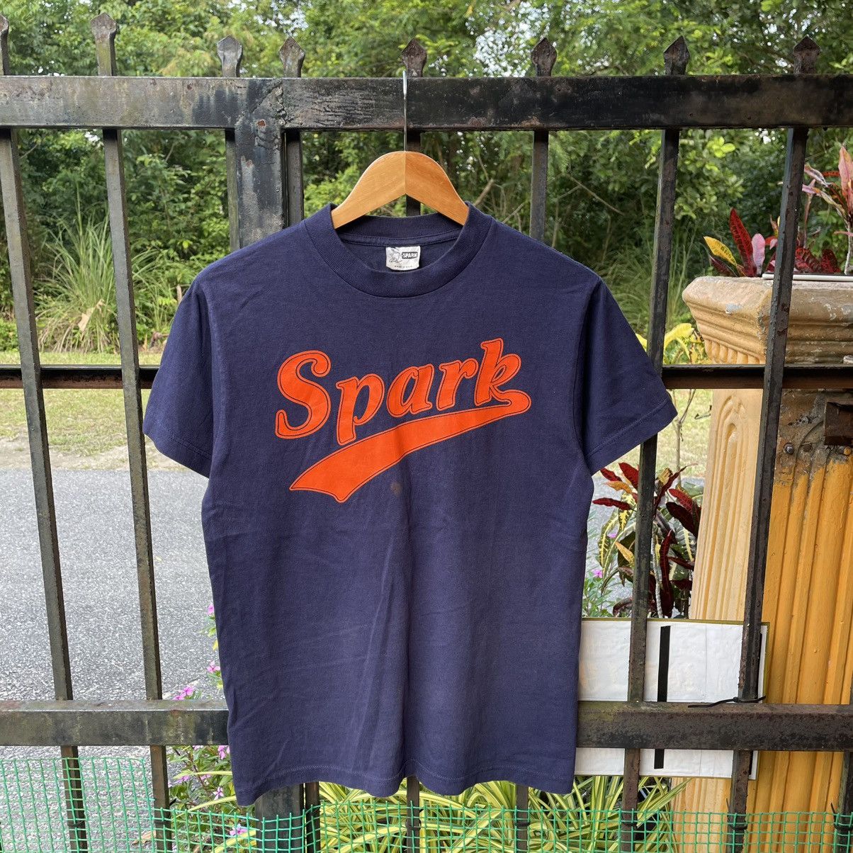 Other 🔥Vintage 90s SPARK Big Logo Spellout Skateboard Tee Size US M / EU 48-50 / 2 - 1 Thumbnail