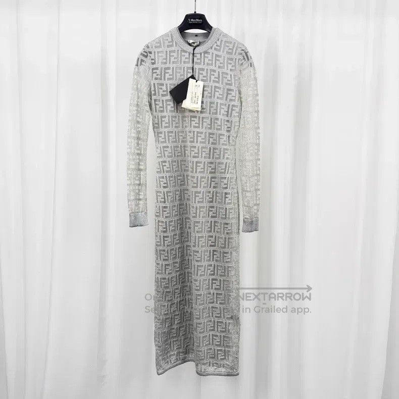 Fendi Fendi All-Printed Double Layer Dress Size S / US 4 / IT 40 - 1 Thumbnail