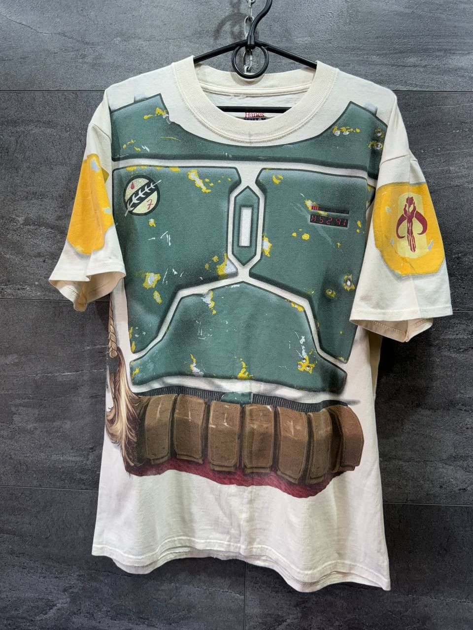 Vintage Hanes Disneyland Star Wars Boba Fett Front and Back Shirt Size US M / EU 48-50 / 2 - 1 Thumbnail