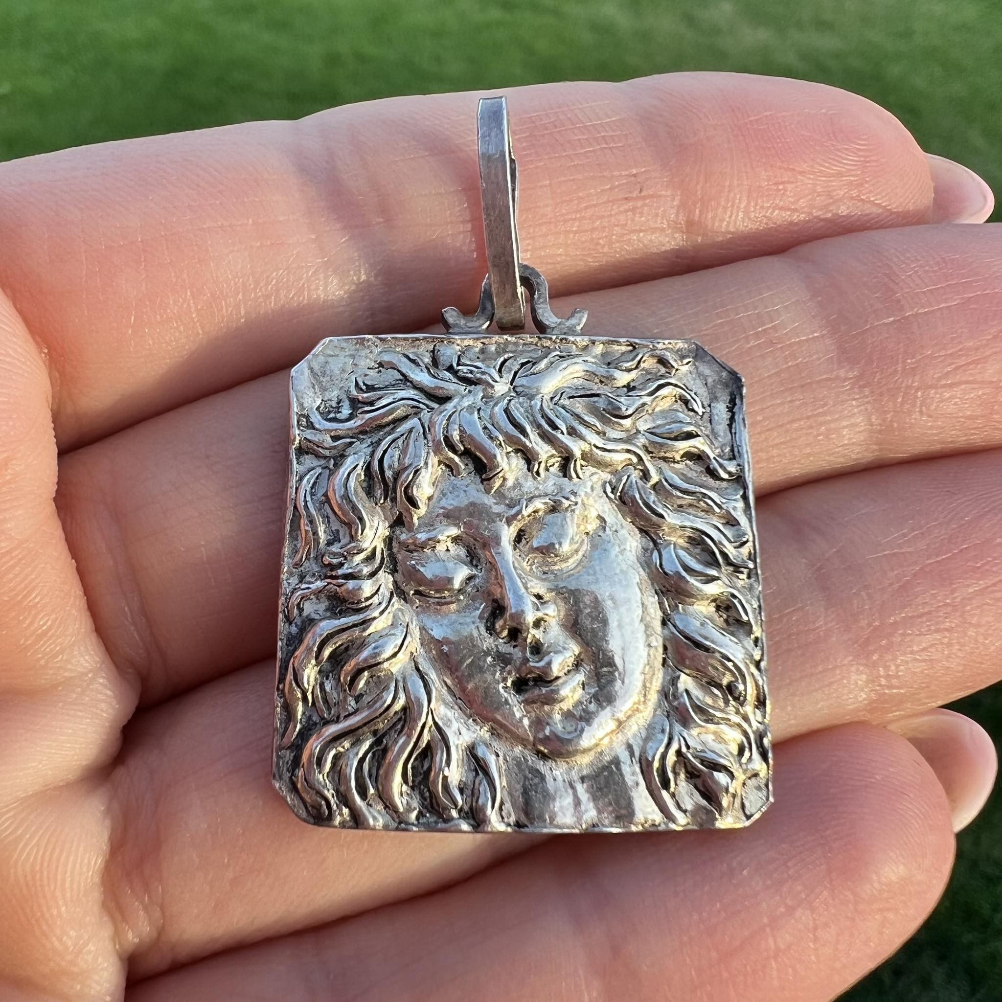 Sterling Silver Vintage Sterling Silver 925 Women's Jewelry Pendant Italy Size ONE SIZE - 5 Thumbnail