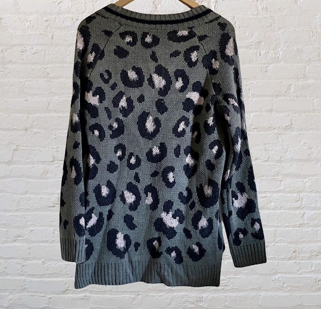 Other DESIGN LAB KNIT LEOPARD ANIMAL PRINT PULLOVER SWEATER Size XS / US 0-2 / IT 36-38 - 5 Thumbnail