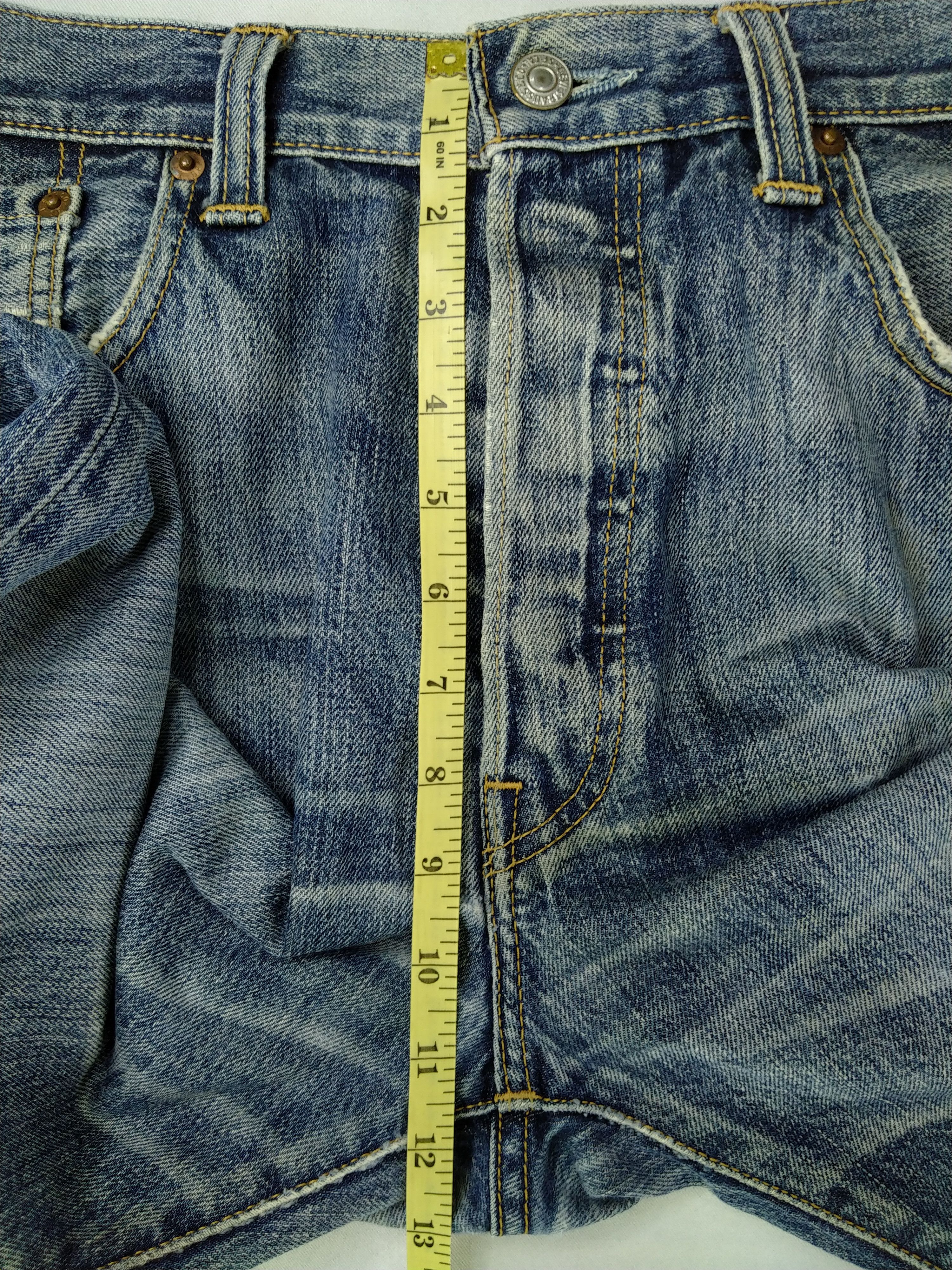 Japanese Brand Blue Distressed Vintage Levi's 501 34x26.5 Denim -JN257 Size US 34 / EU 50 - 6 Thumbnail