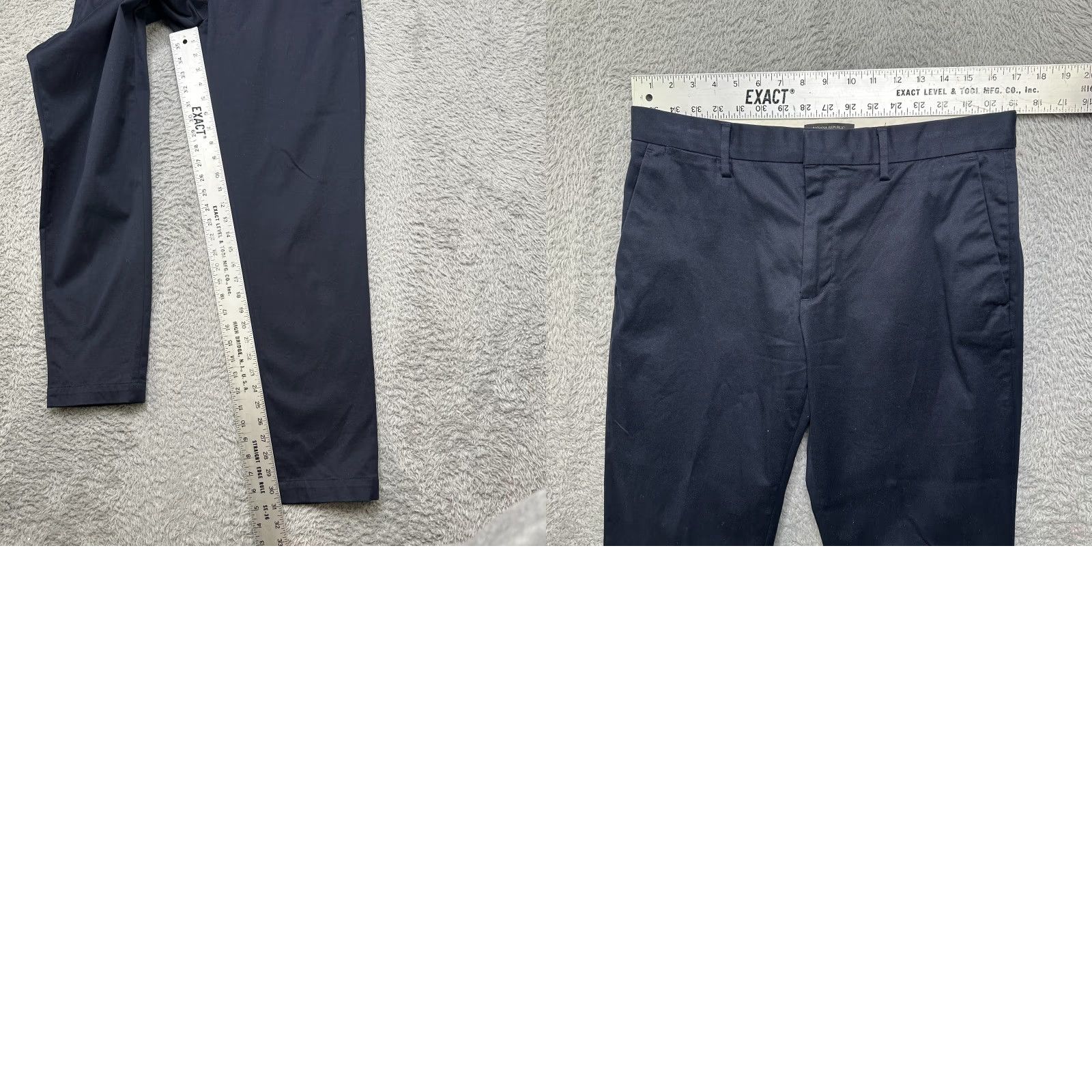 Banana Republic Banana Republic Chino Pants Mens 32x32 Blue Slim Straight 32 in Inseam Pockets Flat Front Button Classic Preppy Casual Pants Mens Blue Chino Pants Size US 32 / EU 48 - 9 Thumbnail