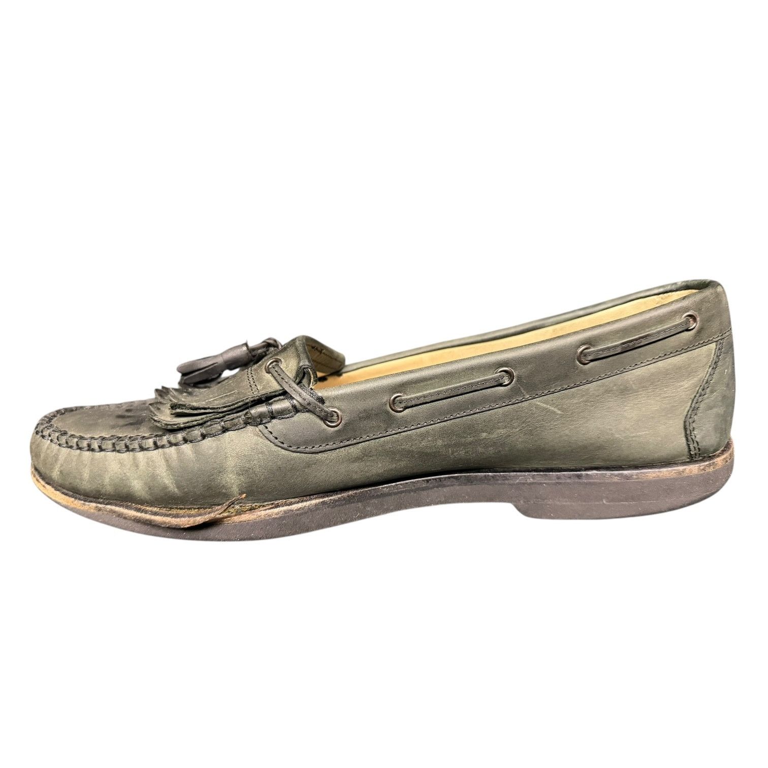 Bally Vintage Bally of Switzerland Leather Tassel Loafers Size 10 Size US 10 / EU 43 - 5 Thumbnail