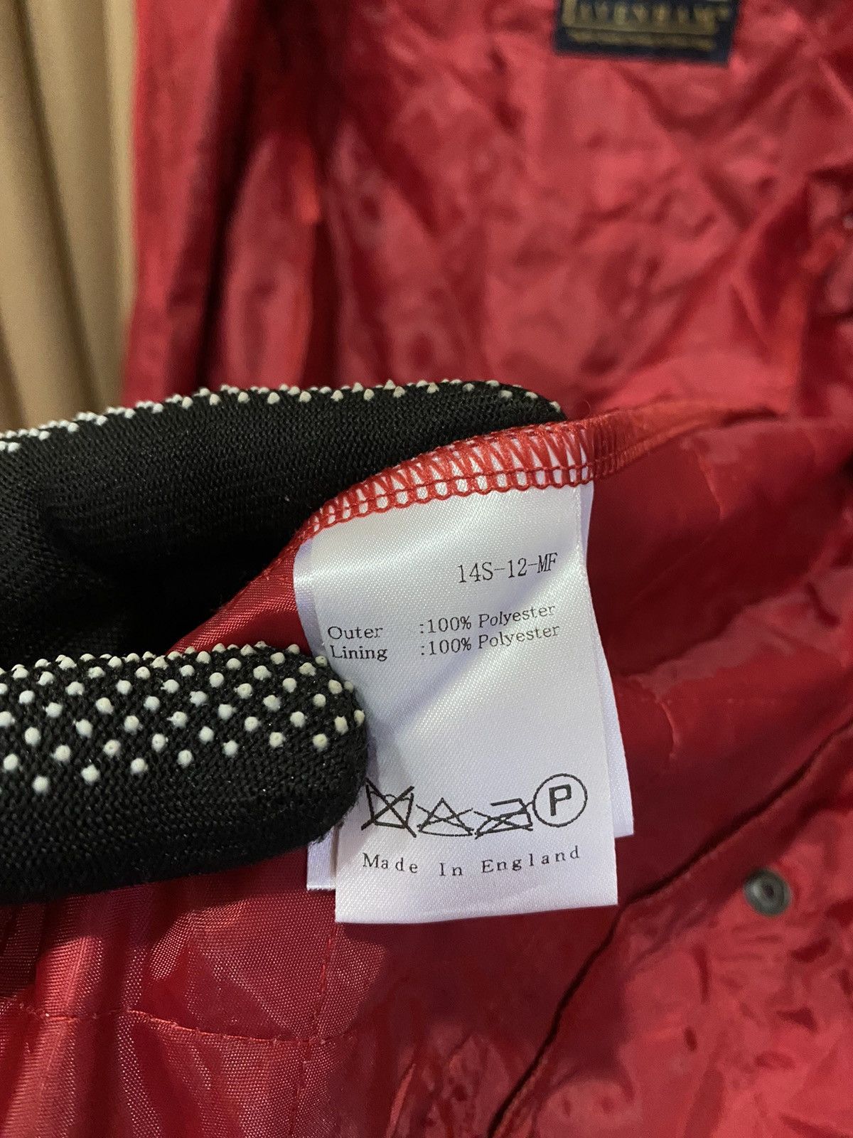Designer × Lavenham Kinashi Cycle x Lavenham Red Quilted Jacket Made in England Size US S / EU 44-46 / 1 - 14 Thumbnail