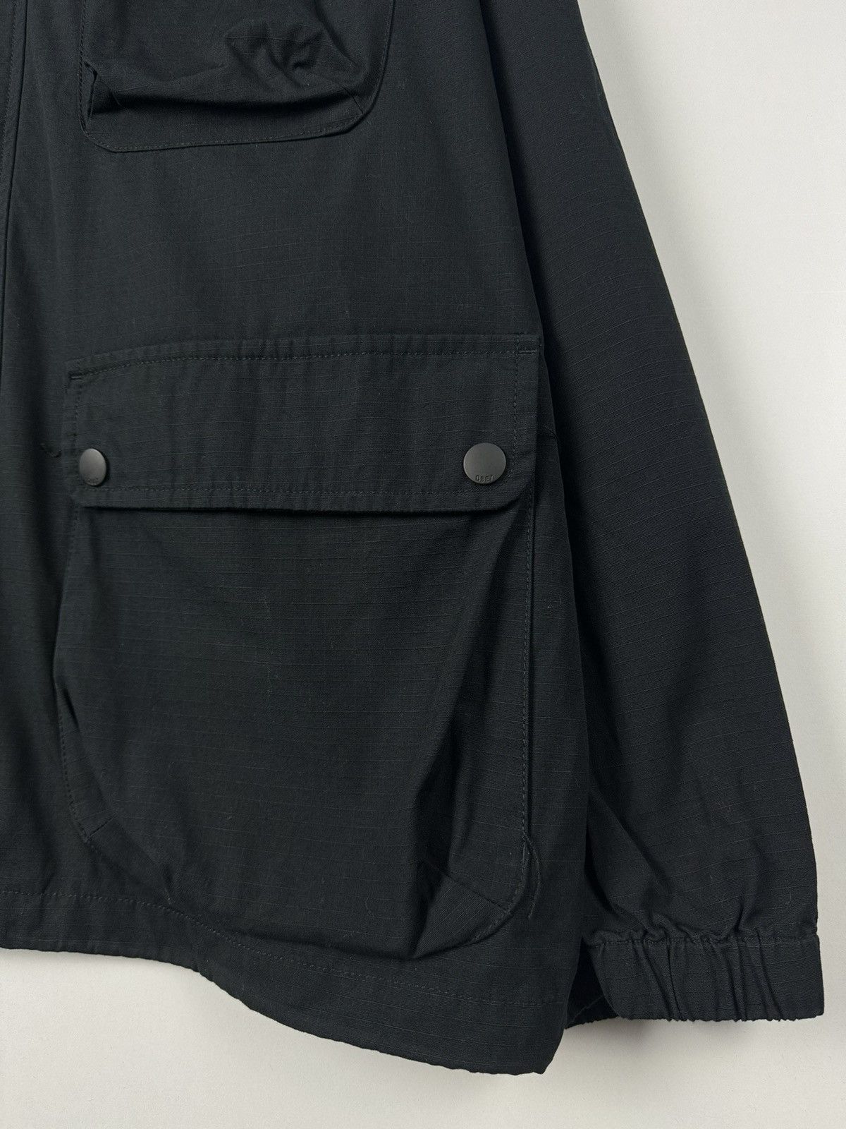 Obey Obey Propaganda Multi Pocket Black Disclose Work Jacket Size US XL / EU 56 / 4 - 3 Thumbnail