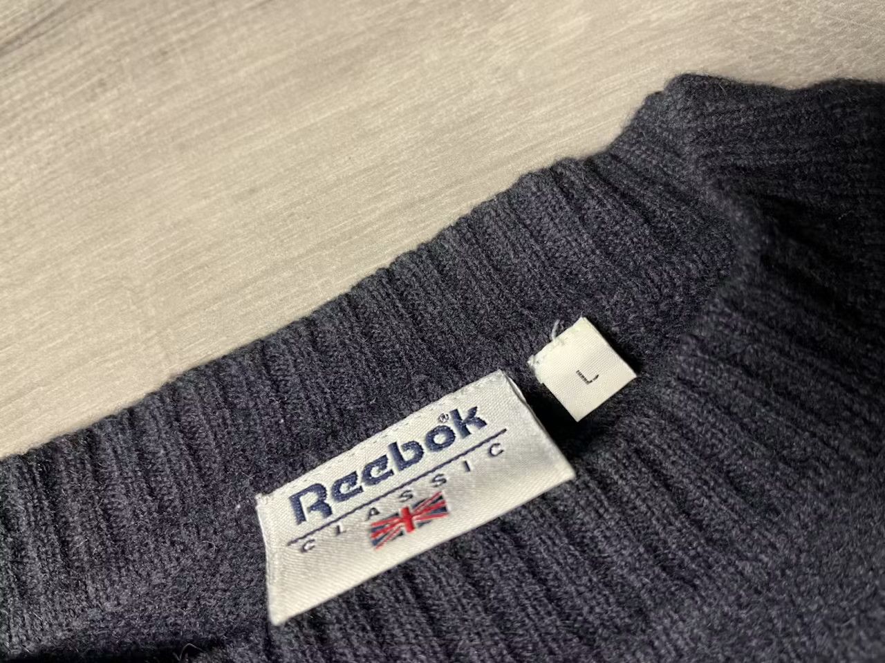 Reebok Reebok sweater wool small logo size Large Size US L / EU 52-54 / 3 - 4 Thumbnail