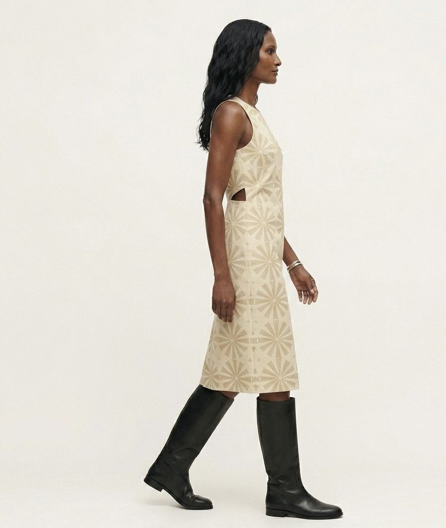 Other Hervé Mahi Museum Summer beige Silk Dress for Women limited Size S / US 4 / IT 40 - 2 Thumbnail