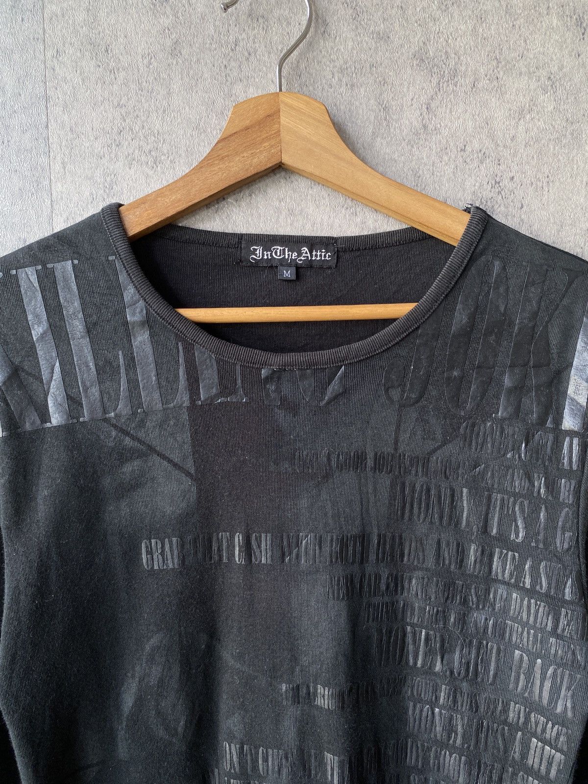 In The Attic 2000s In The Attic Poem Design Long Sleeve Shirt Size US S / EU 44-46 / 1 - 3 Thumbnail