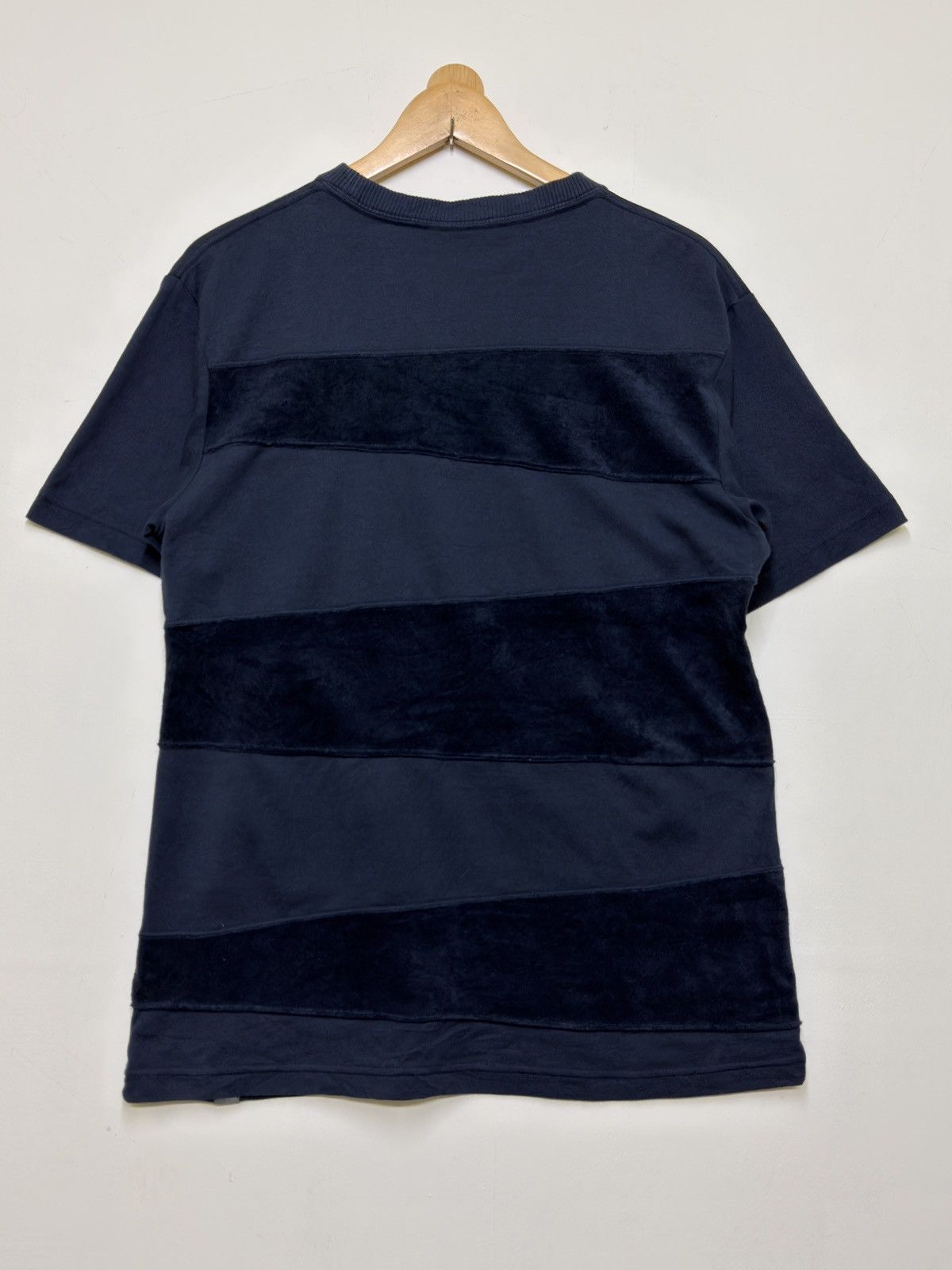 Helly Hansen Vintage Helly Hansen Patchwork Stripe Textured Short Sleeve Size US M / EU 48-50 / 2 - 2 Thumbnail