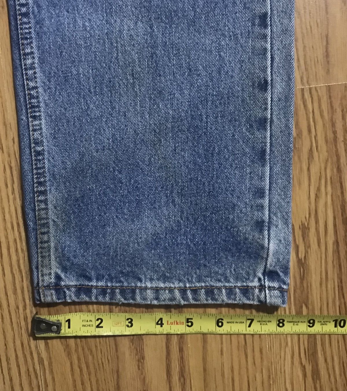 Levi's Levis Vintage Y2K 505 Straight Fit Med Wash Blue denim Jeans Size US 34 / EU 50 - 8 Thumbnail