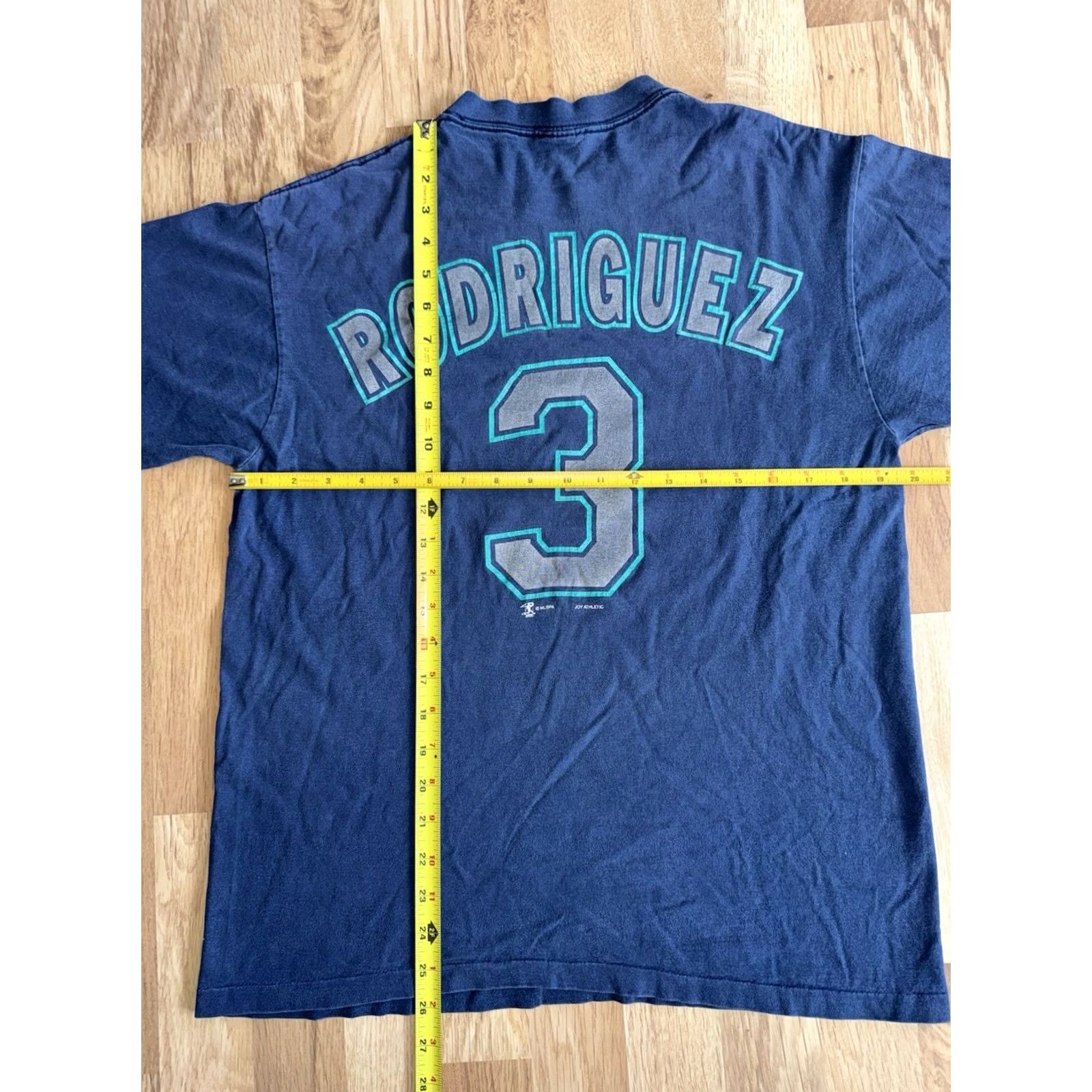 MLB VINTAGE MLB Shirt L Blue Seattle Mariners Alex Rodriguez MLBPA Men Size GUC Size US L / EU 52-54 / 3 - 6 Thumbnail