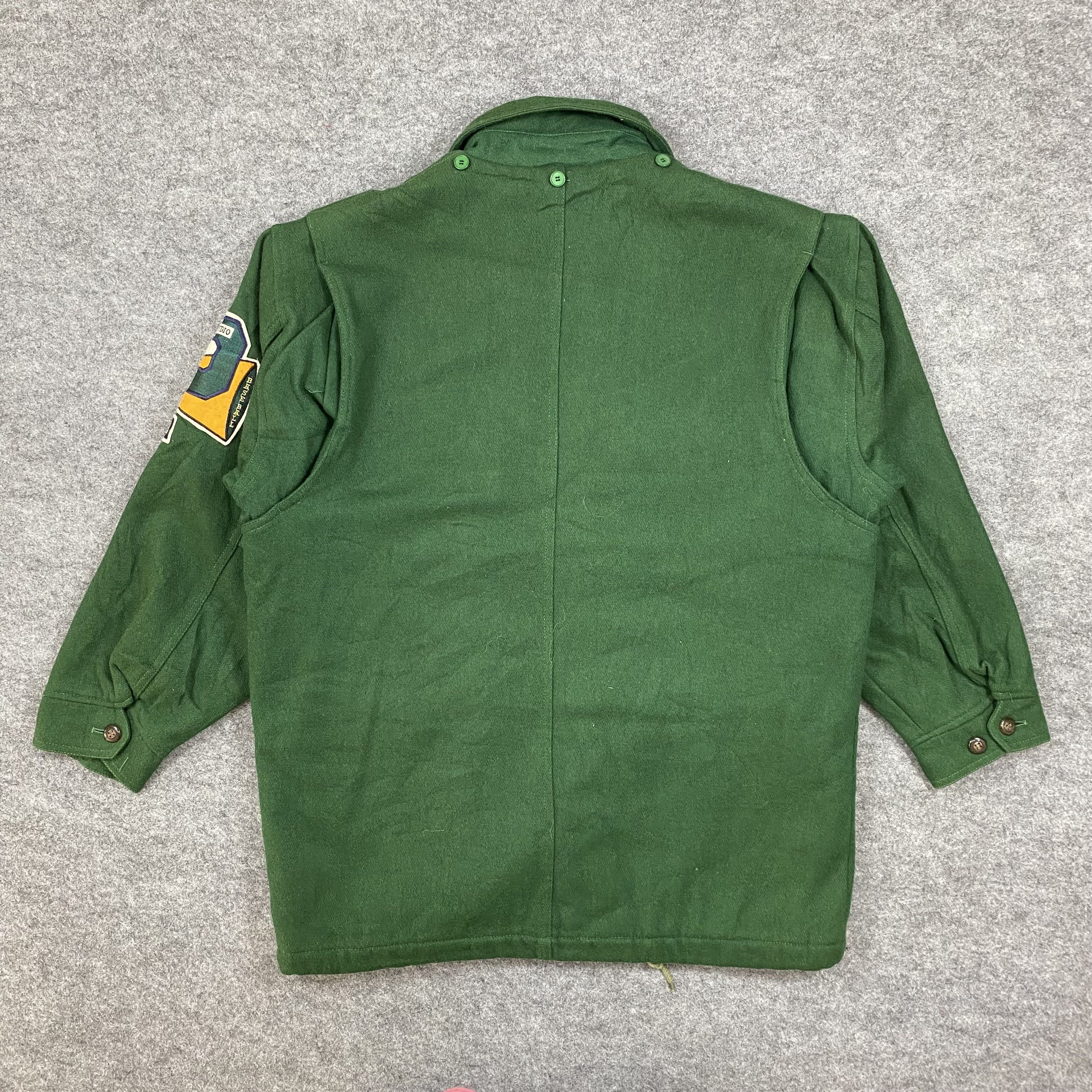 Japanese Brand VINTAGE 90s Pract Studio Wool Varsity Jacket-J553 Size US L / EU 52-54 / 3 - 2 Thumbnail