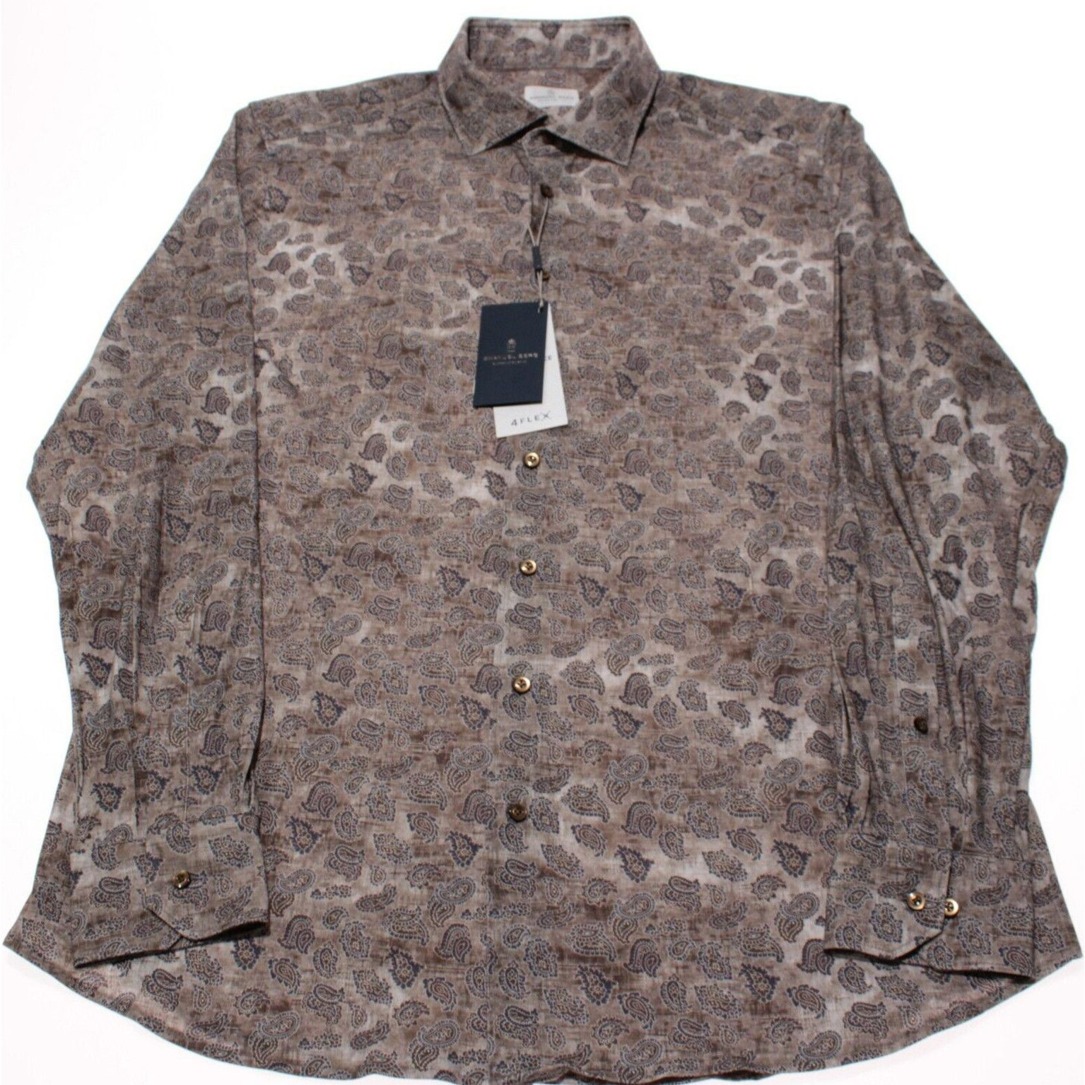 Other Emanuel Berg New with tags Shirt Size XL US In Brown Size US XL / EU 56 / 4 - 3 Thumbnail