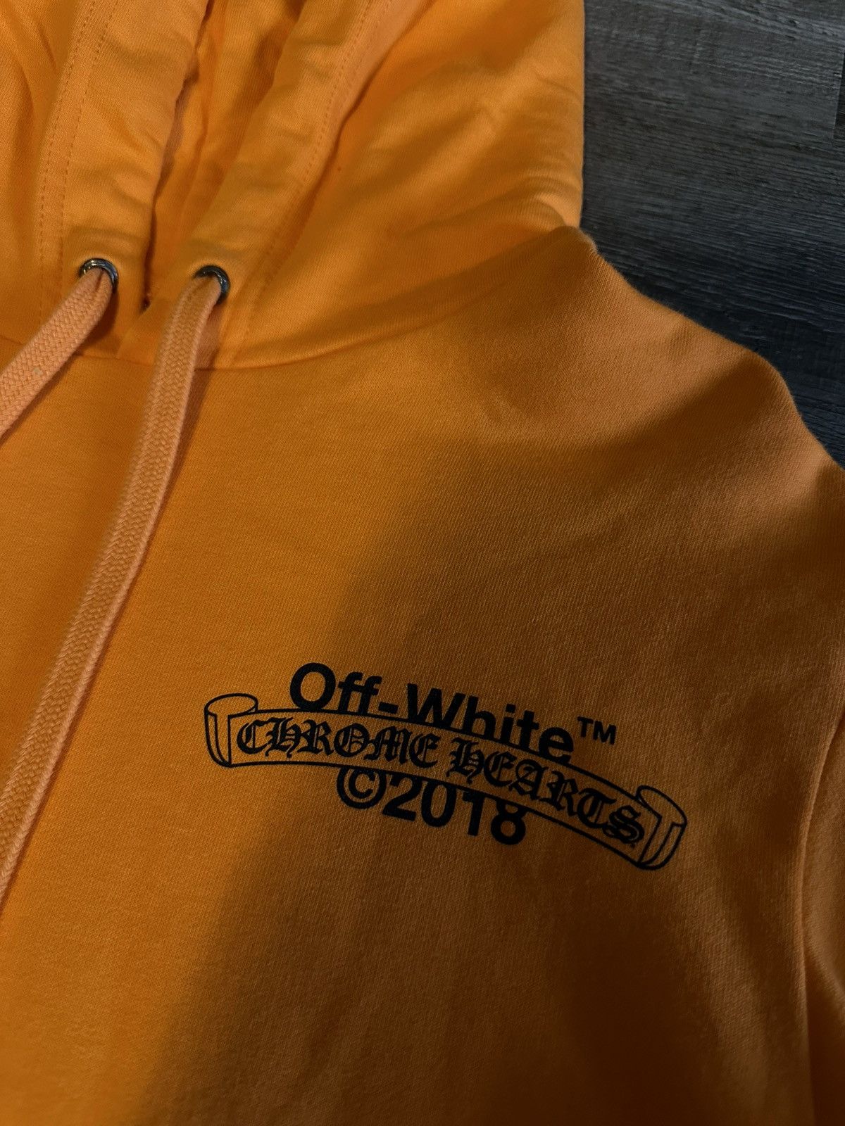 Chrome Hearts 🔥Chrome Hearts Off White Hoodie🔥 Size US M / EU 48-50 / 2 - 3 Thumbnail
