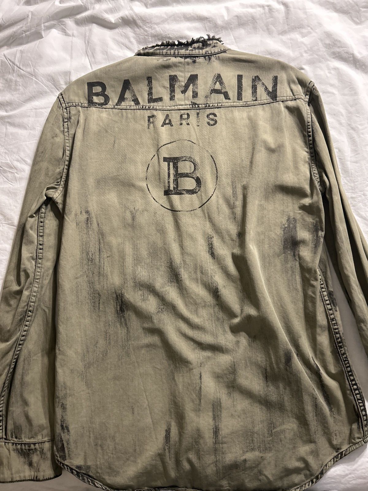 Balmain Balmain AcidWash Denim Size US S / EU 44-46 / 1 - 1 Thumbnail