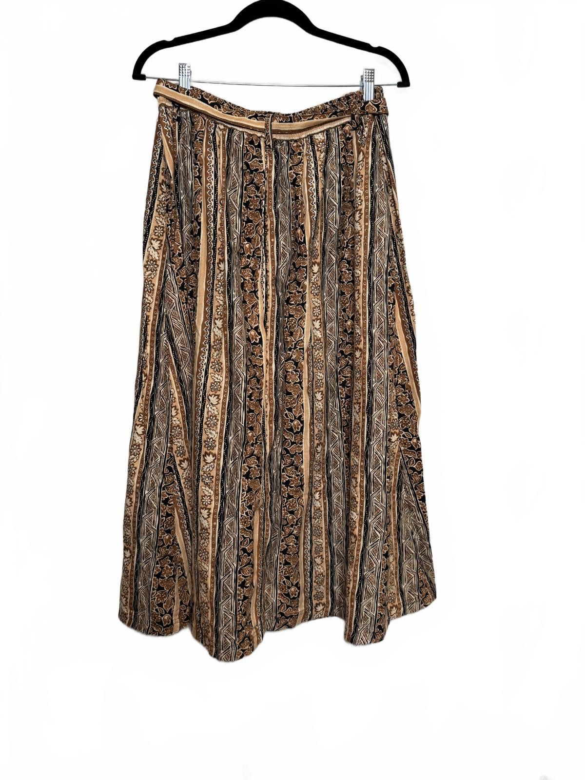 Other Vintage Bohemian Button Front Maxi Skirt with Pockets Size 36" / US 14 / IT 50 - 6 Thumbnail