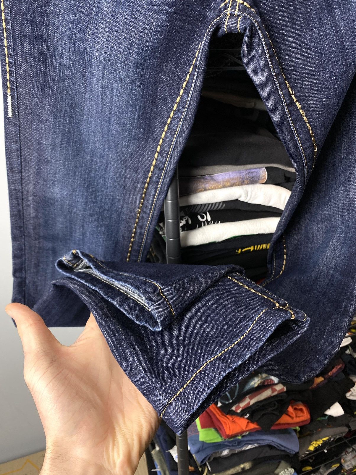 Other 90’s Vintage True Religion Made In USA Blue Denim Pants Size 28" / US 6 / IT 42 - 8 Thumbnail