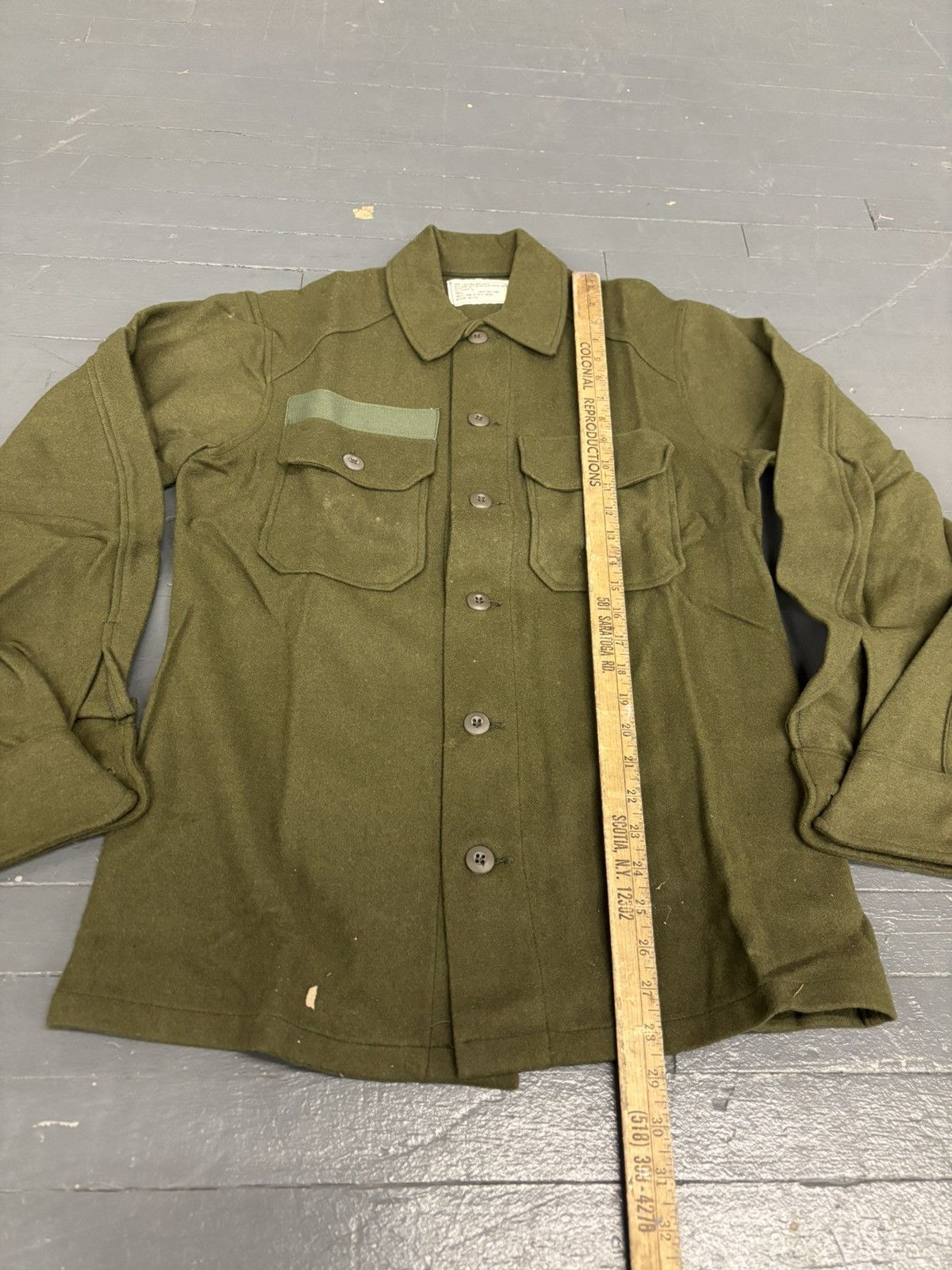 Vintage Vintage 70s military wool jacket Size US S / EU 44-46 / 1 - 5 Thumbnail