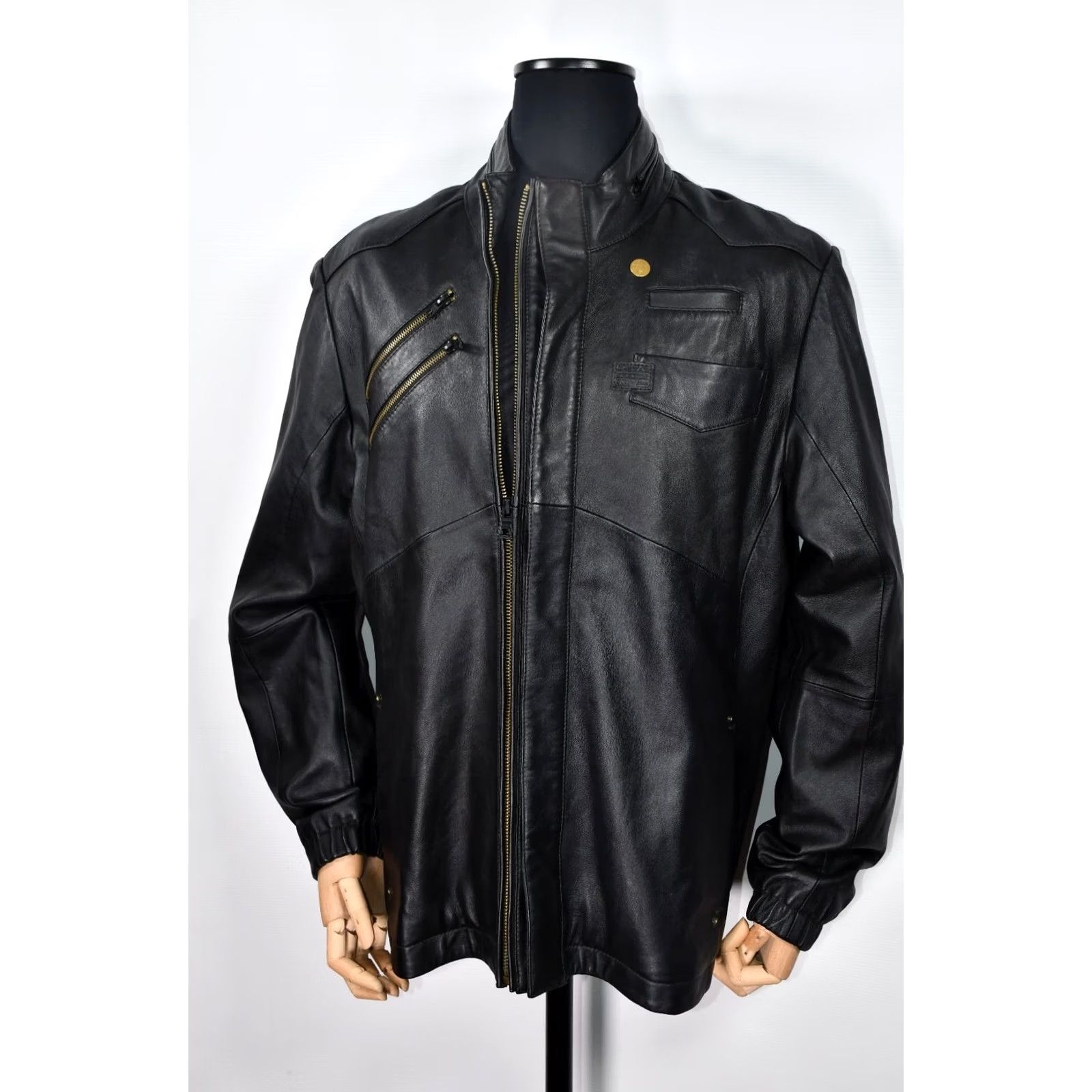 G-Star G-Star Tailored Dean Ryder Overshirt Jacket 2XL Black Leather Mens Vintage No N/A Size US XXL / EU 58 / 5 - 2 Thumbnail
