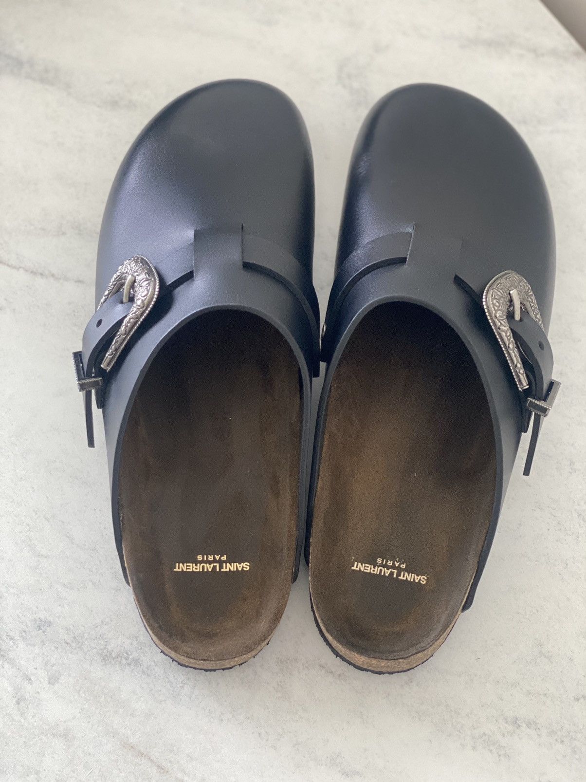 Yves Saint Laurent Saint Laurent Western Buckle Mule Size US 11.5 / EU 44-45 - 6 Thumbnail