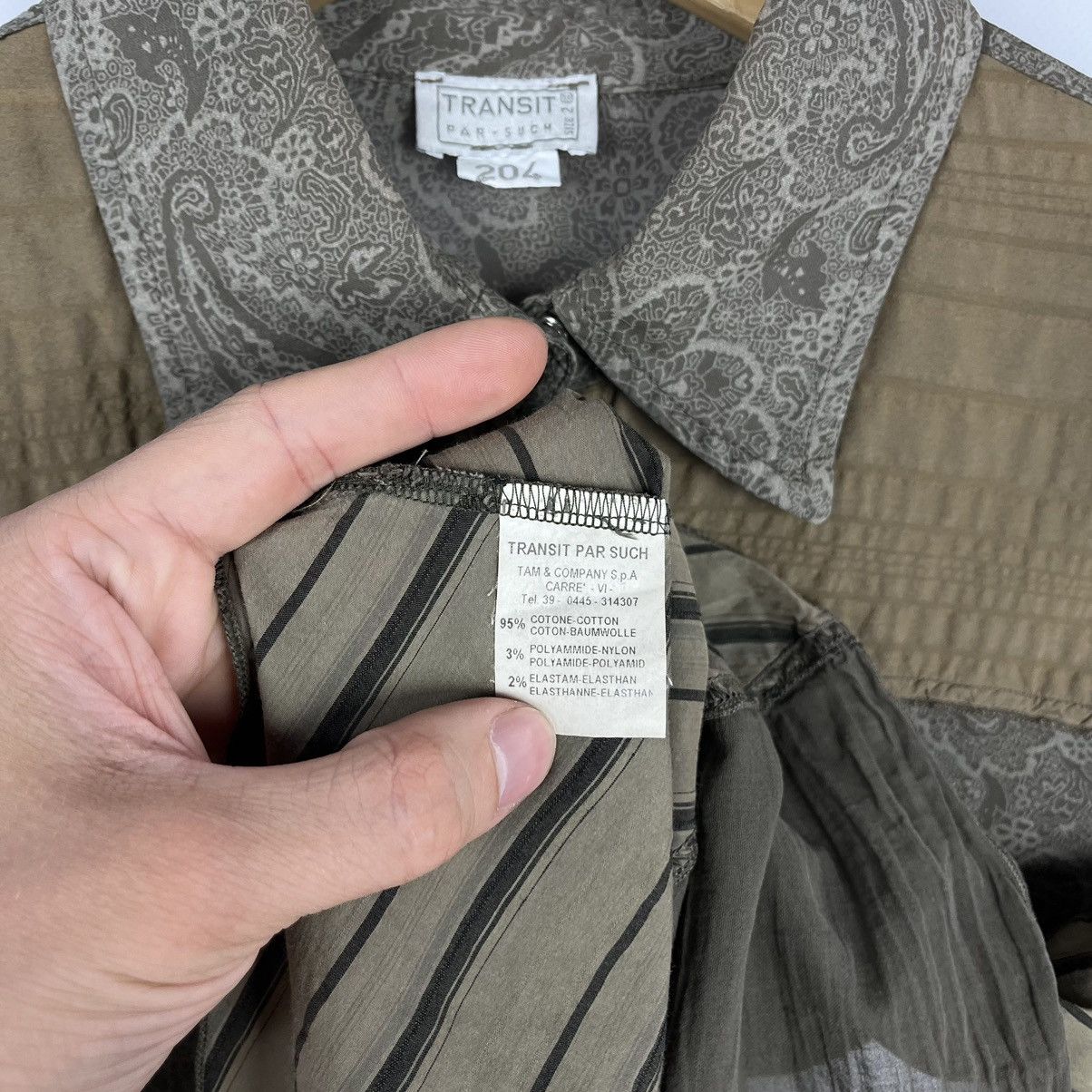 Transit Avant Garde Transit Par-Such ladies button up shirt size 2 Size XS / US 0-2 / IT 36-38 - 10 Thumbnail