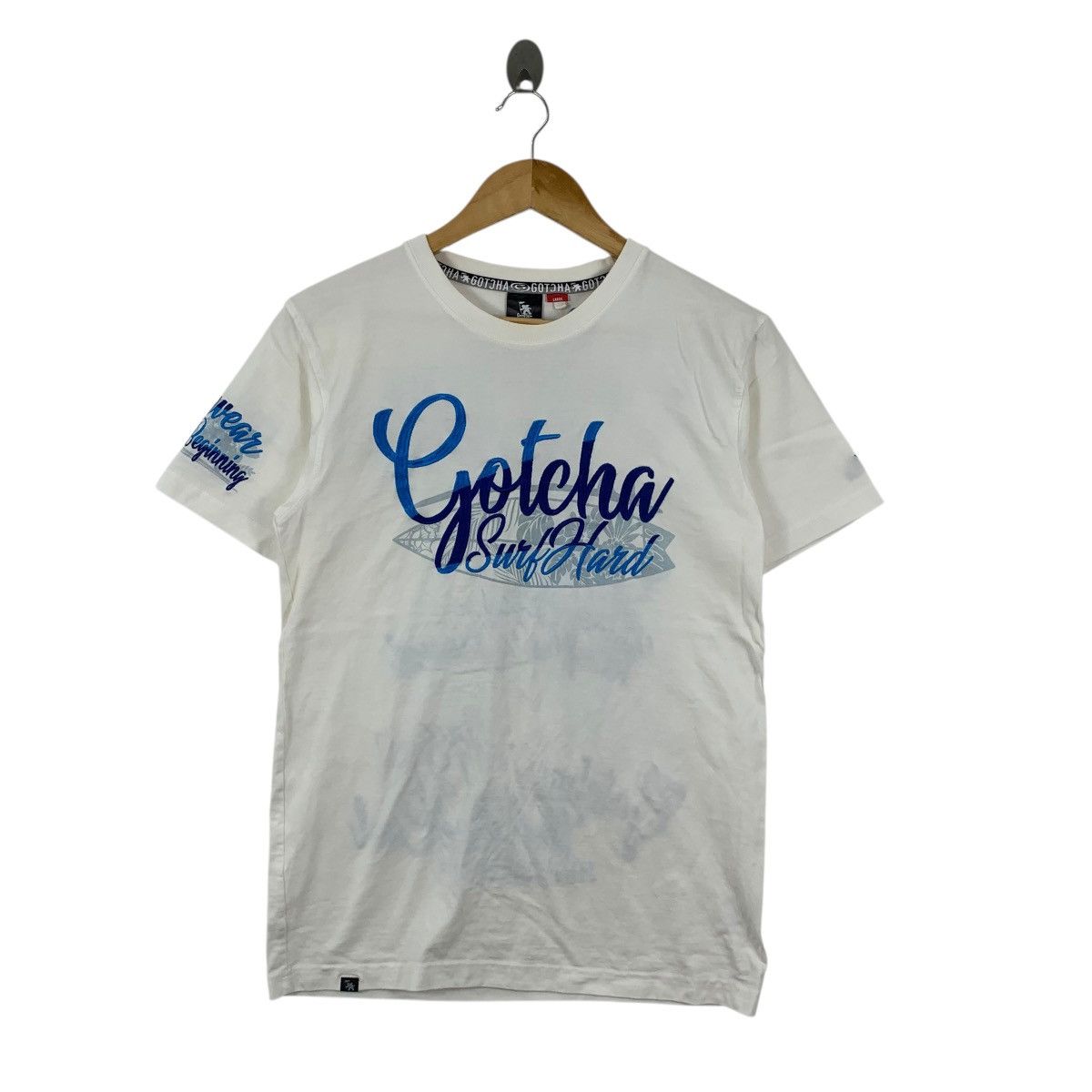 Gotcha GOTCHA CALIFORNIA SURF Ride Waves Sunwear Tee Shirt Top Size US L / EU 52-54 / 3 - 3 Thumbnail