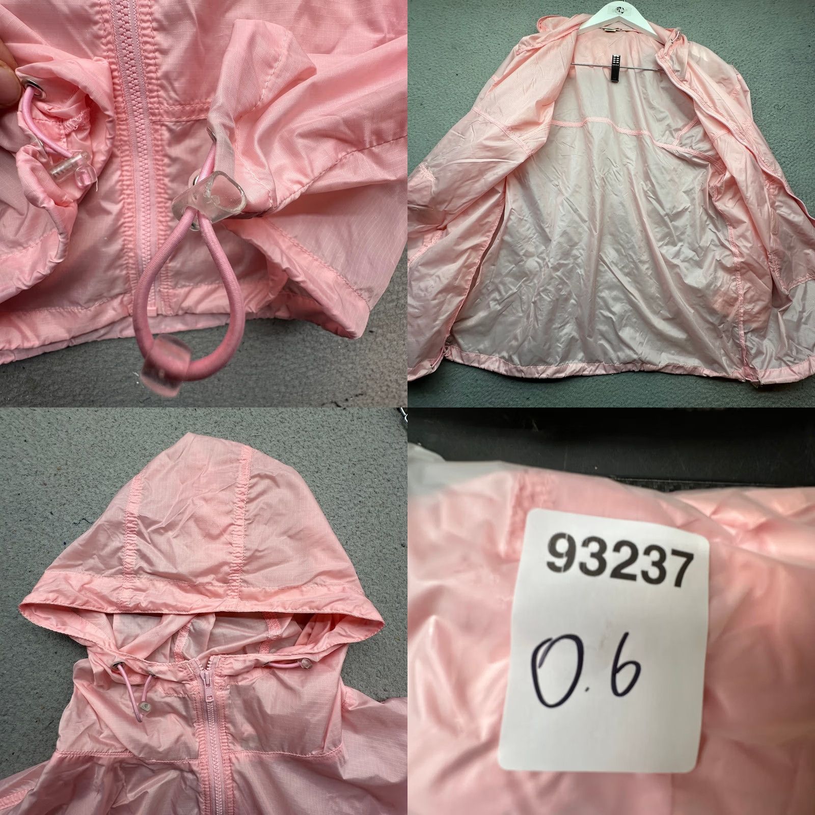 Vintage LL Bean Pink Ripstop Hooded Windbreaker Jacket Womens Large Full Zip 0NX13 Size L / US 10 / IT 46 - 8 Thumbnail