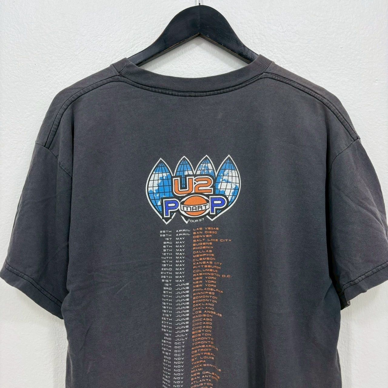Vintage Vintage 1997 U2 Popmart World Tour Concert size XL wts03 Size US XL / EU 56 / 4 - 2 Thumbnail