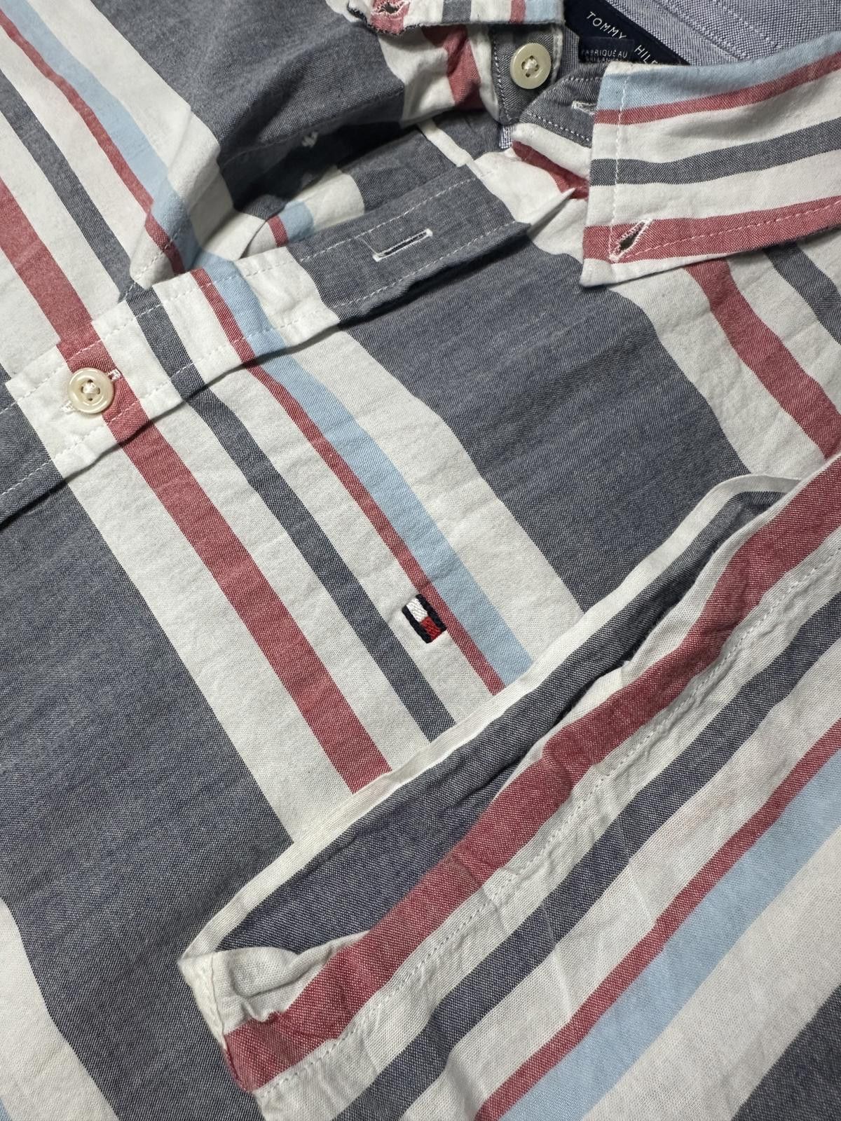 Tommy Hilfiger Stylish Striped Short-Sleeve Shirt by Tommy Hilfiger Size US L / EU 52-54 / 3 - 4 Thumbnail