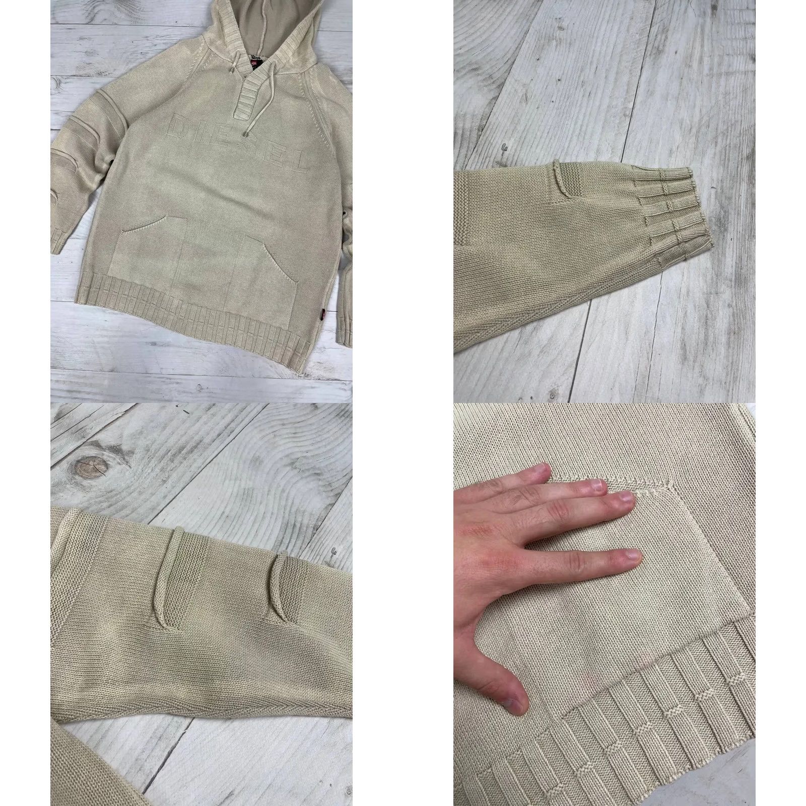 Diesel VINTAGE Diesel Hoodie Big Logo Gray Diesel Hoodie L Men XS? Size US L / EU 52-54 / 3 - 9 Thumbnail