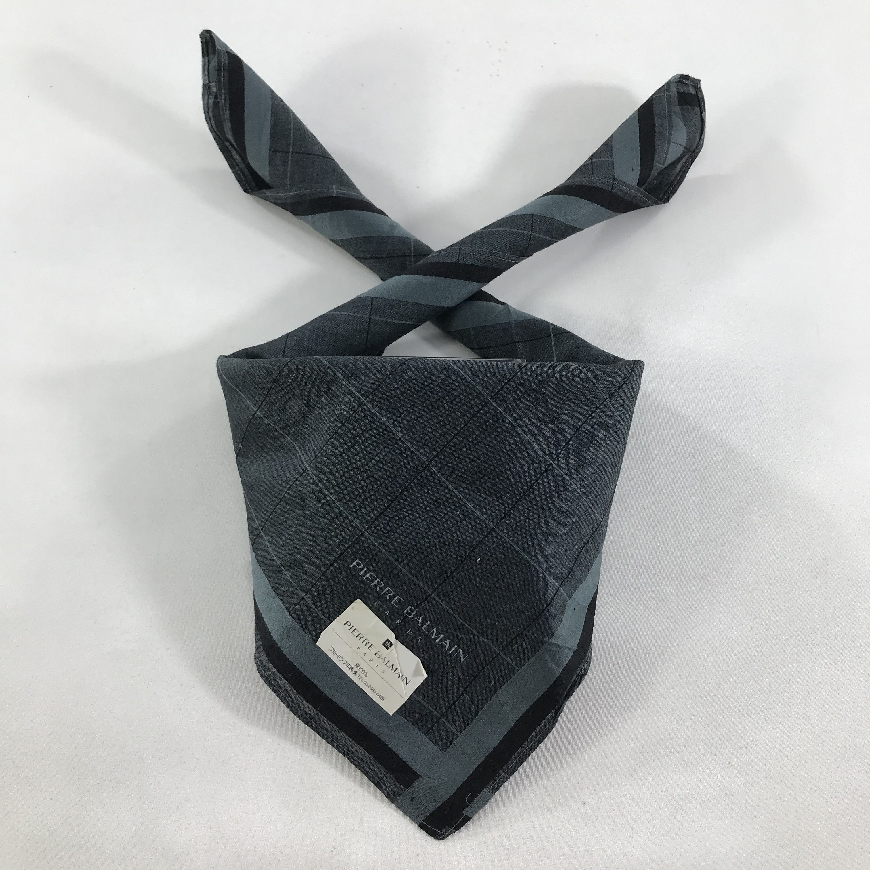 Pierre Balmain × Vintage Pierre Balmain Bandana / Handkerchief / Neckerchief - S1626 Size ONE SIZE - 3 Thumbnail