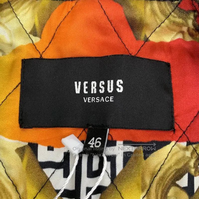 Versace Versace Black Men's Leather Jacket . Size US S / EU 44-46 / 1 - 4 Thumbnail