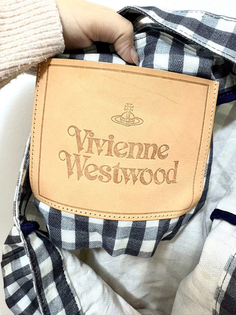 Vivienne Westwood size os Striped puppy canvas bag, single