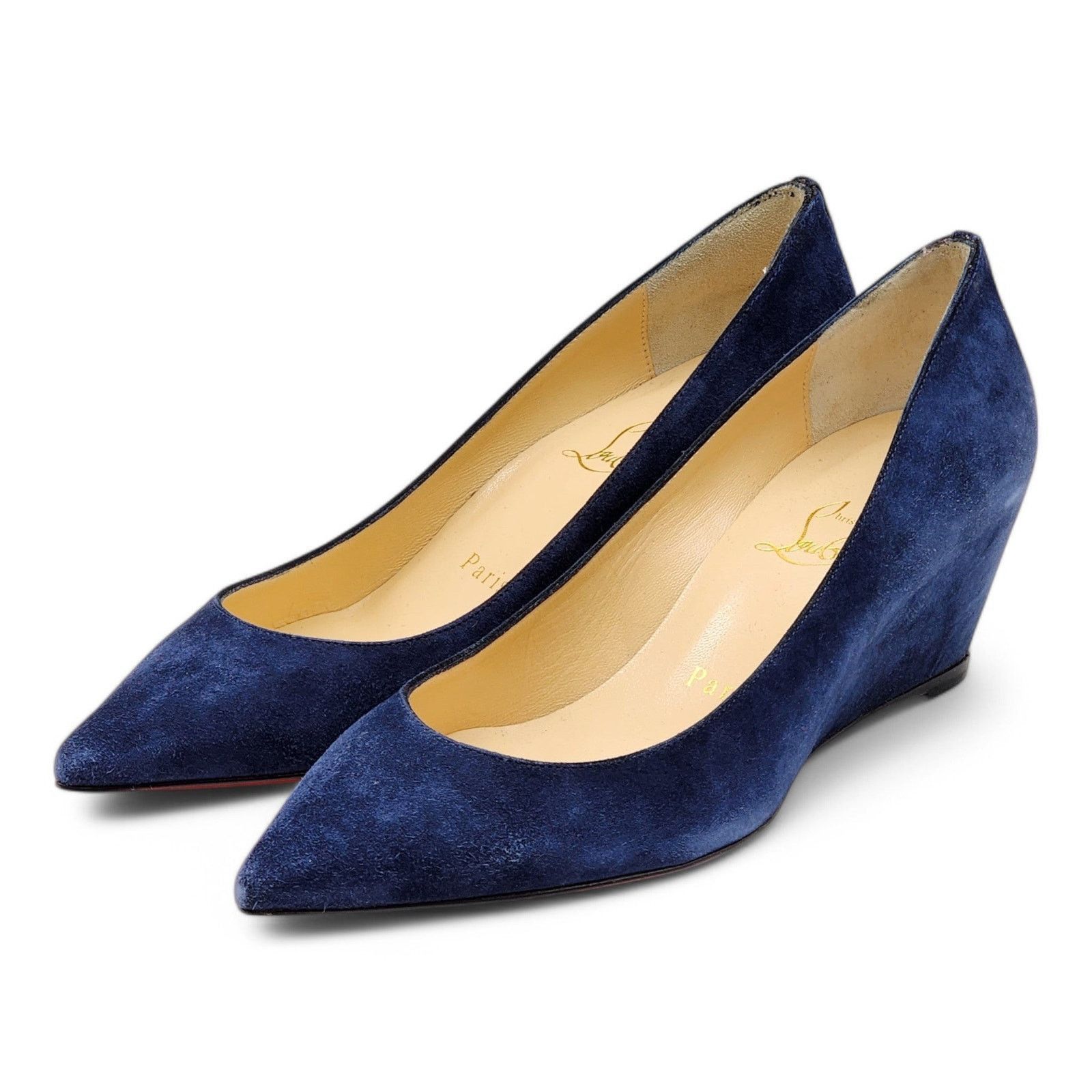 Pipina Wedges 55 - Suede - Night Blue 36 5.5US $795