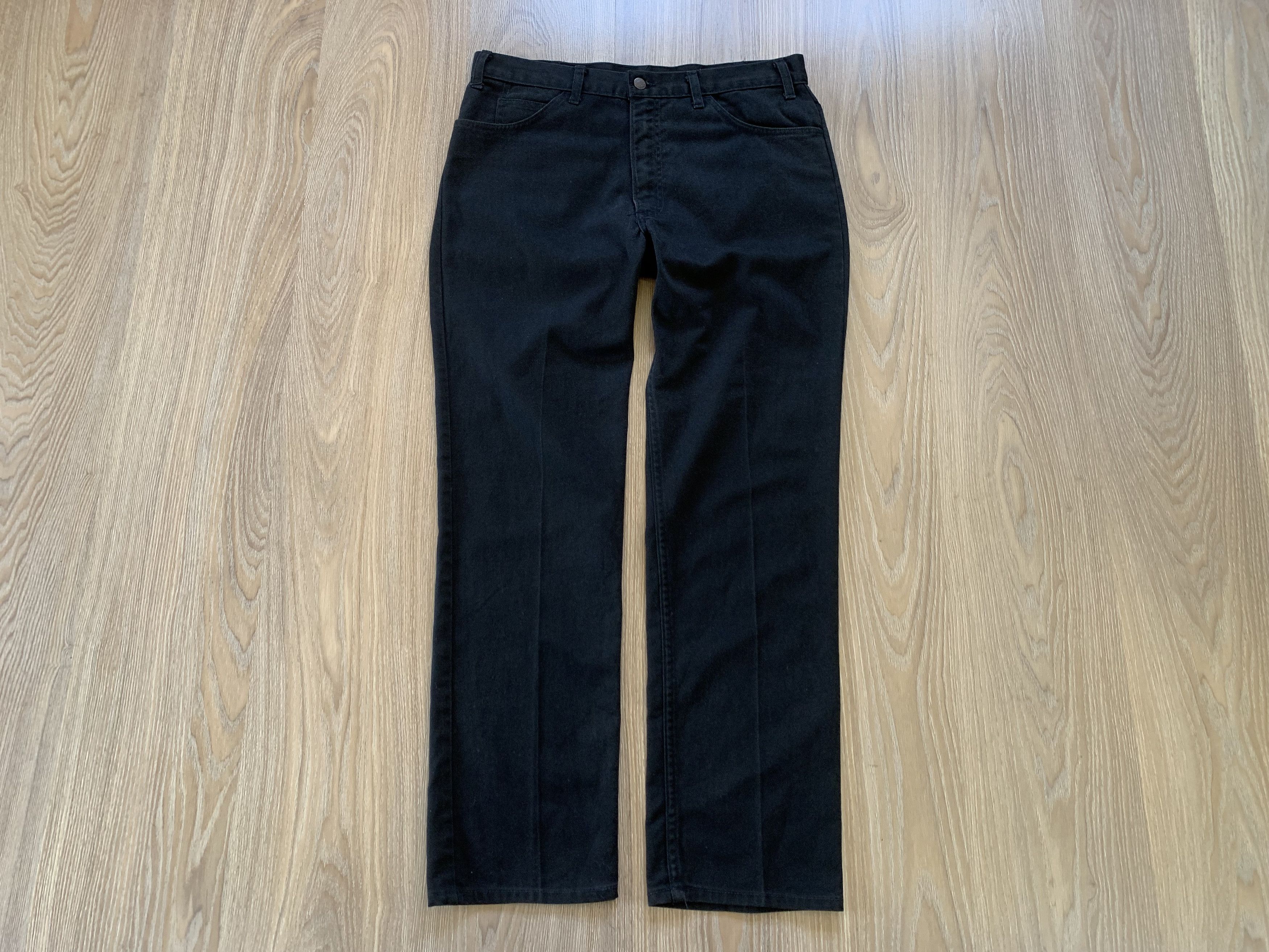 Levi's Rare Mens Levi's 518 Sta Prest Black Tab Jeans Size US 34 / EU 50 - 2 Thumbnail