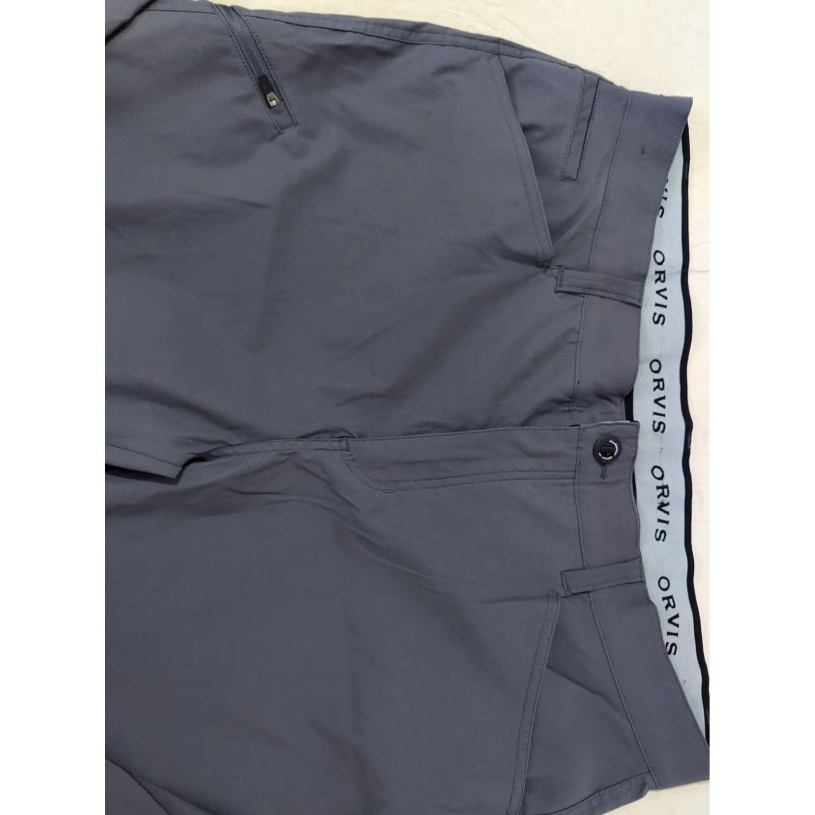 Orvis Orvis Mens Pants 40x30 Blue Chino Classic Khaki Slack Dress Trouser Vintage 40x30 Mens Size US 40 / EU 56 - 2 Thumbnail