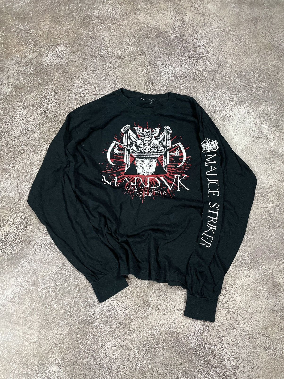 Vintage Vintage 90s Marduk Band Tee Oversized Punk Graphic Black L Size US L / EU 52-54 / 3 - 2 Thumbnail