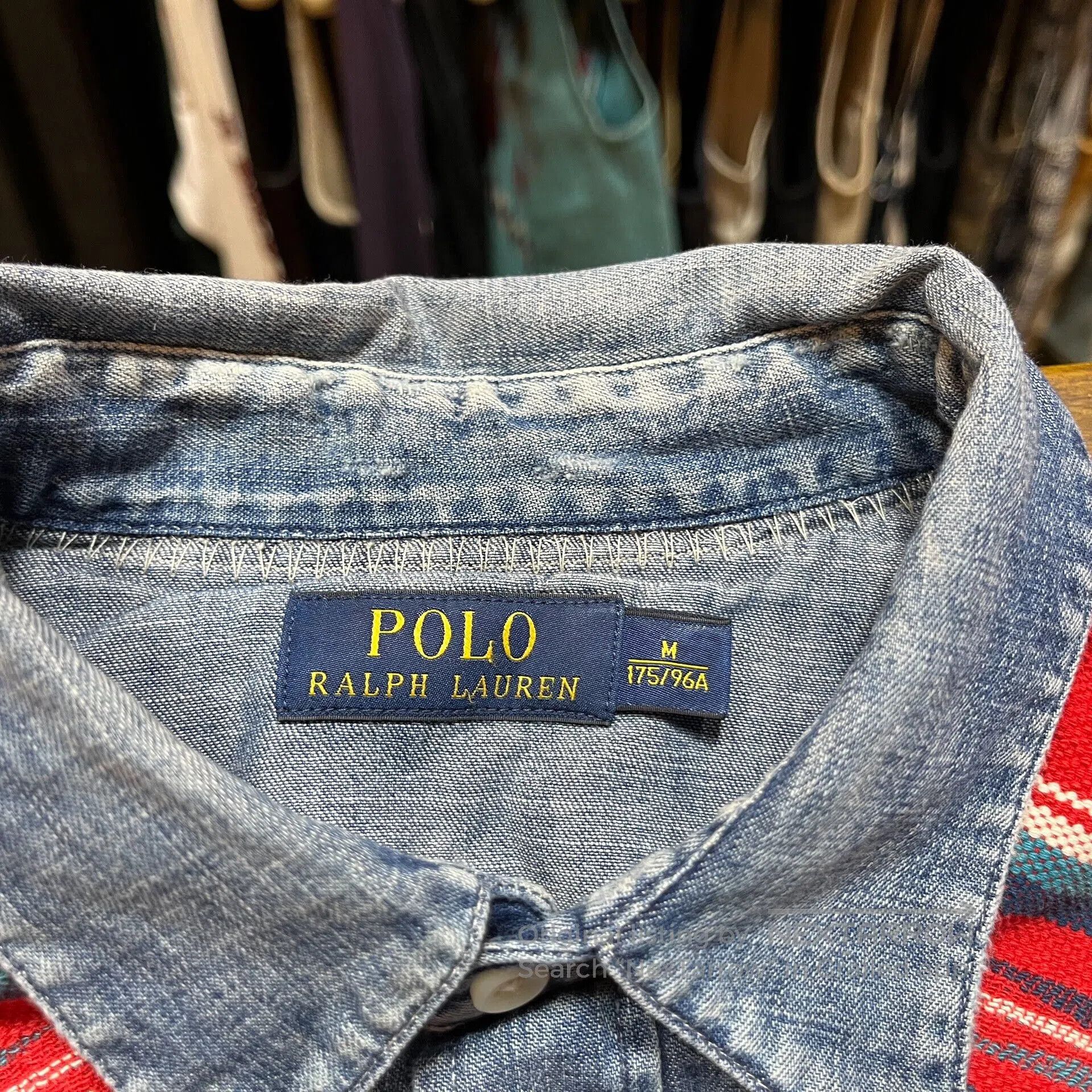 RRL Ralph Lauren RRL Western Patchwork Shirt. Size US M / EU 48-50 / 2 - 3 Thumbnail