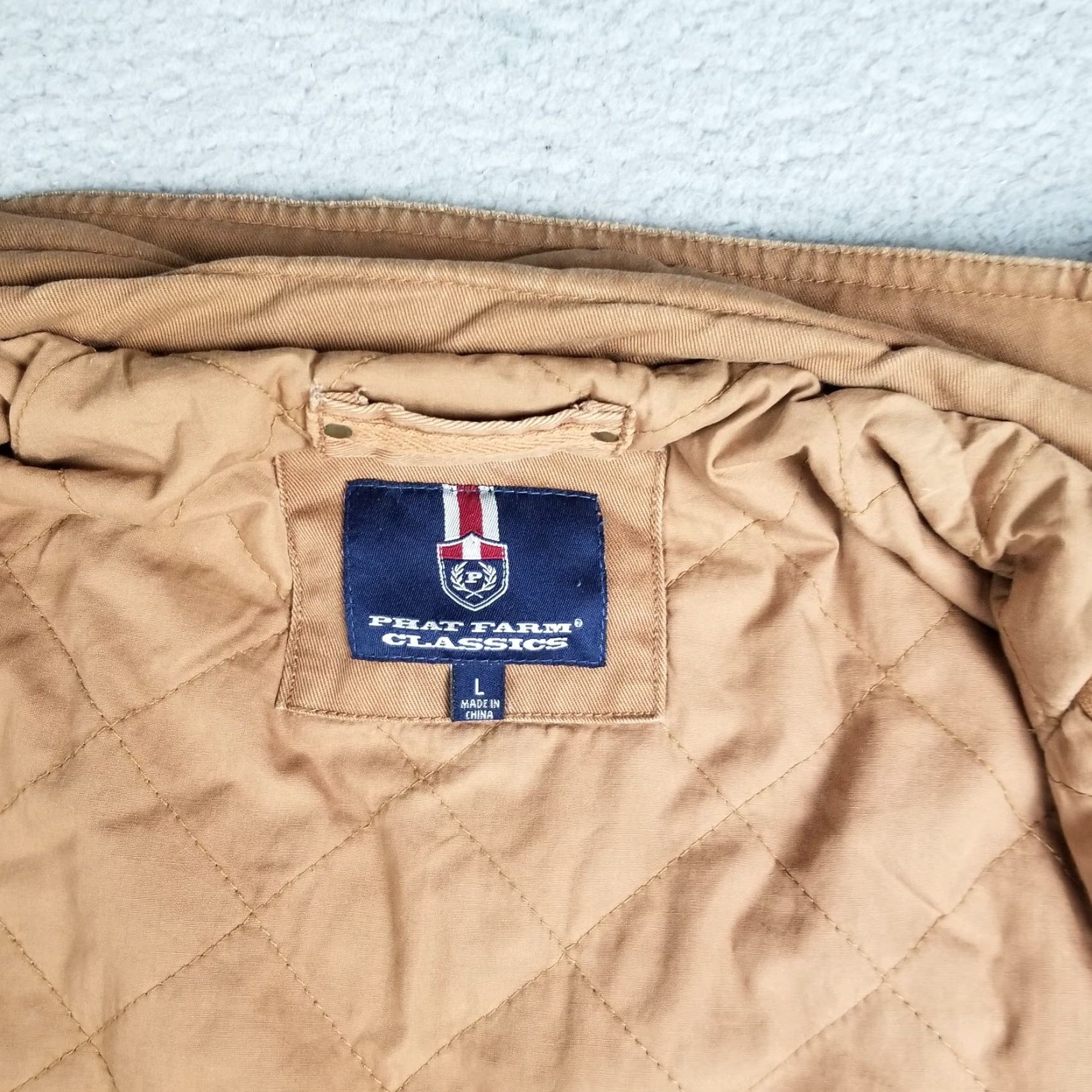 Phat Farm VINTAGE Phat Farm Jacket Men Large Hip Hop 90s Canvas Chore Coat Military Style Size US L / EU 52-54 / 3 - 6 Thumbnail