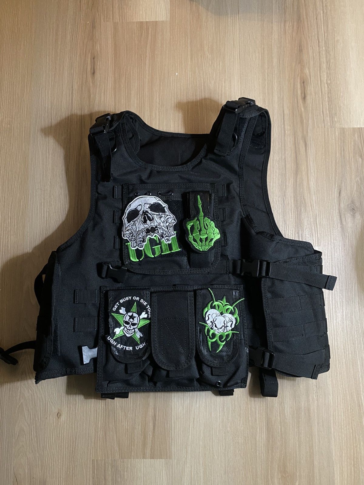 Grimykids FOURFIVE GRIMYKIDS PATCH WORK MILITARY VEST Size US L / EU 52-54 / 3 - 2 Thumbnail