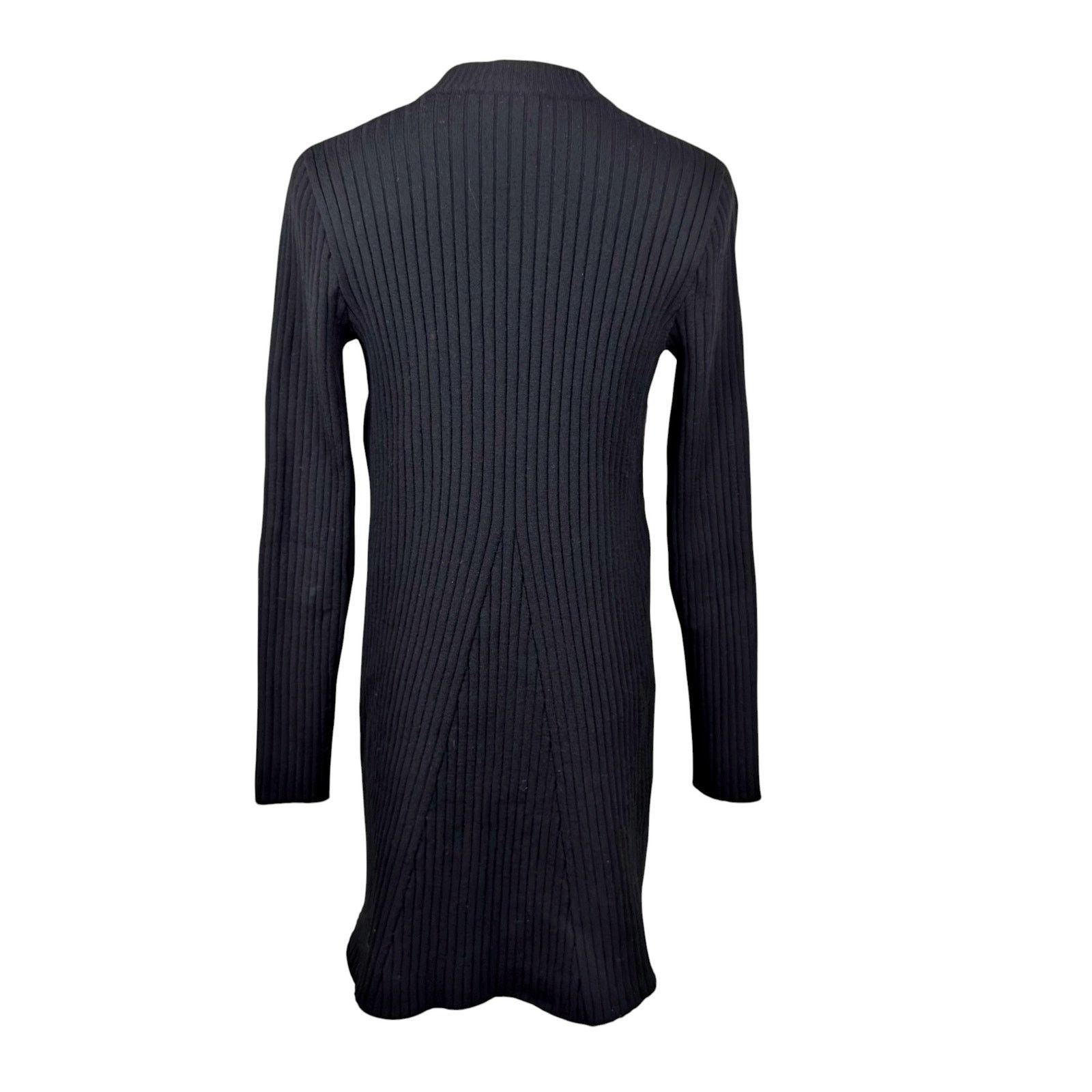 Salvatore Ferragamo Salvatore Ferragamo Wool V-Neck Abstract Sweater Tunic Size S / US 4 / IT 40 - 3 Thumbnail