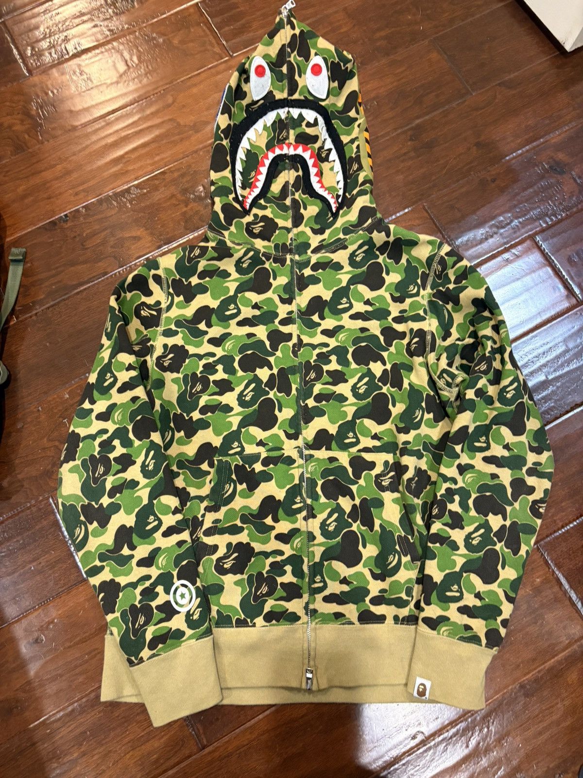 Bape Bape abc camo shark full hoodie Size US S / EU 44-46 / 1 - 1 Thumbnail