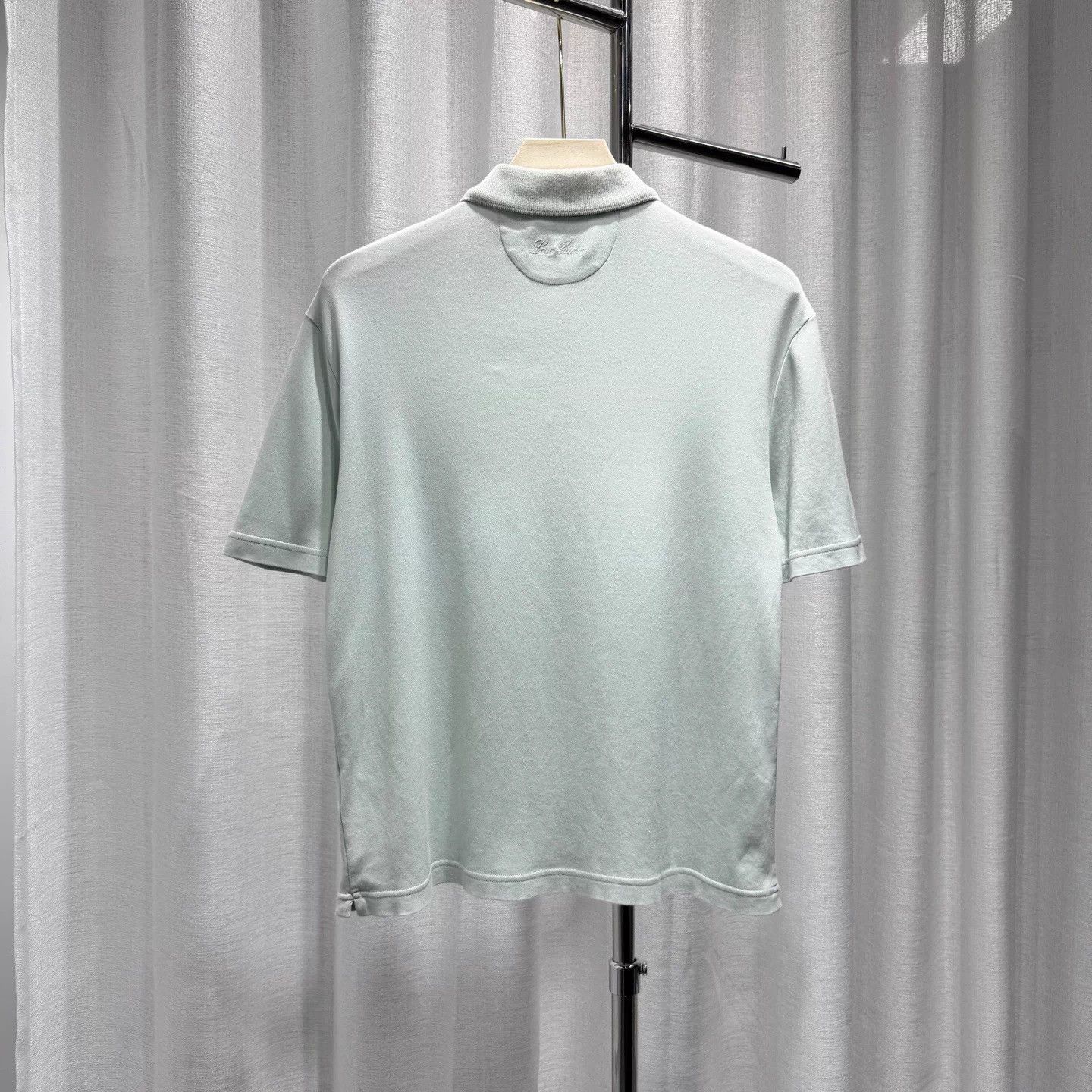Loro Piana Loro Piana SS Polo Shirt S Light Green 99 New Embroidered Logo Size US S / EU 44-46 / 1 - 2 Thumbnail