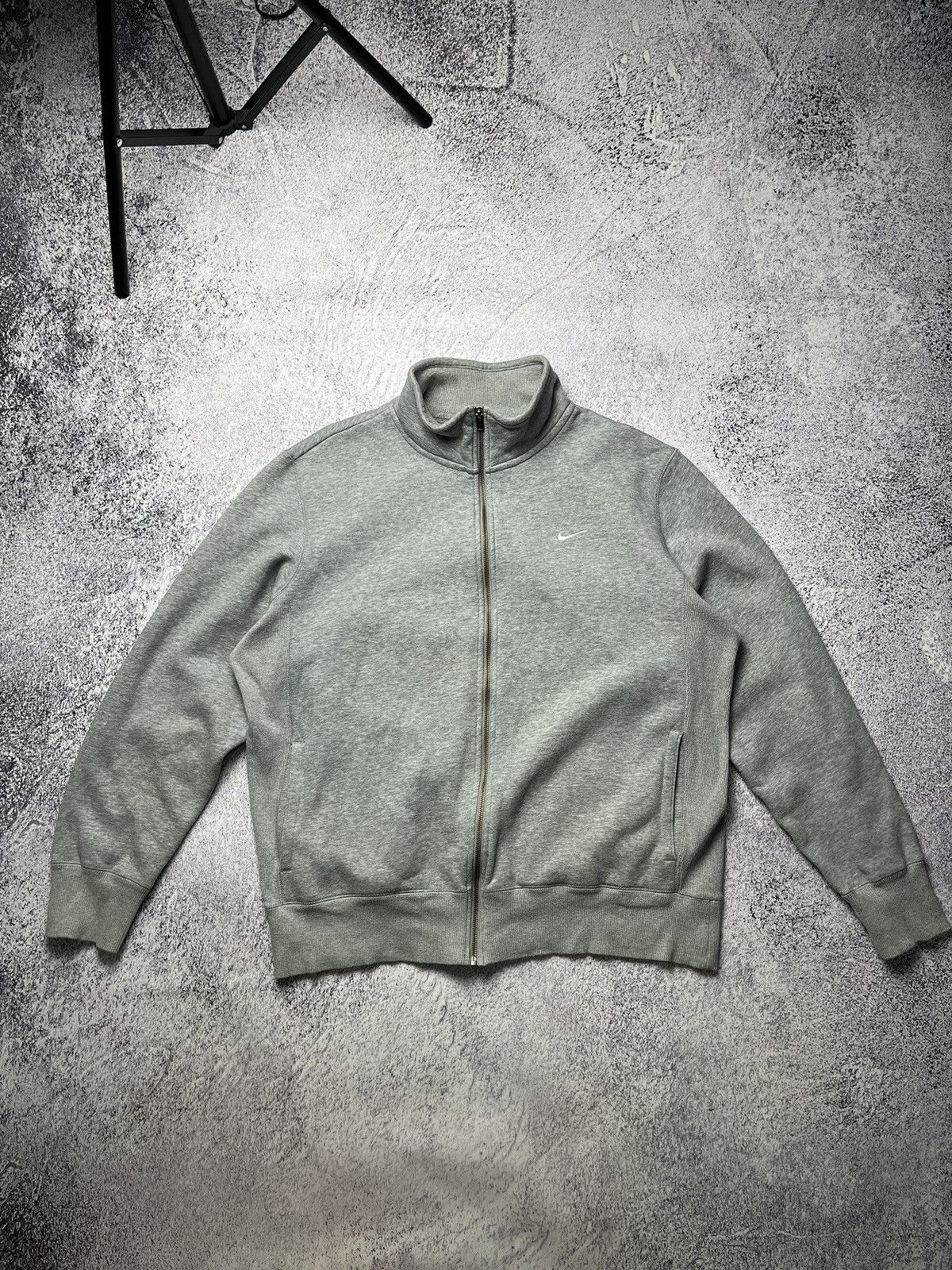 Nike × Vintage Vintage Nike Y2K Zip Up Hoodie Track Jacket Size US XL / EU 56 / 4 - 1 Thumbnail
