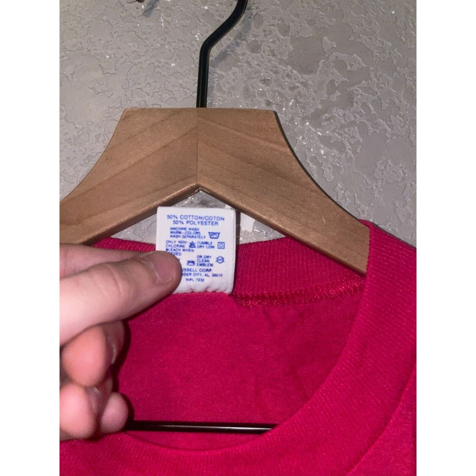 Jerzees Vintage Bozeman School Shirt Wellness Peak Pink Tee VTG 90s Size US L / EU 52-54 / 3 - 8 Thumbnail