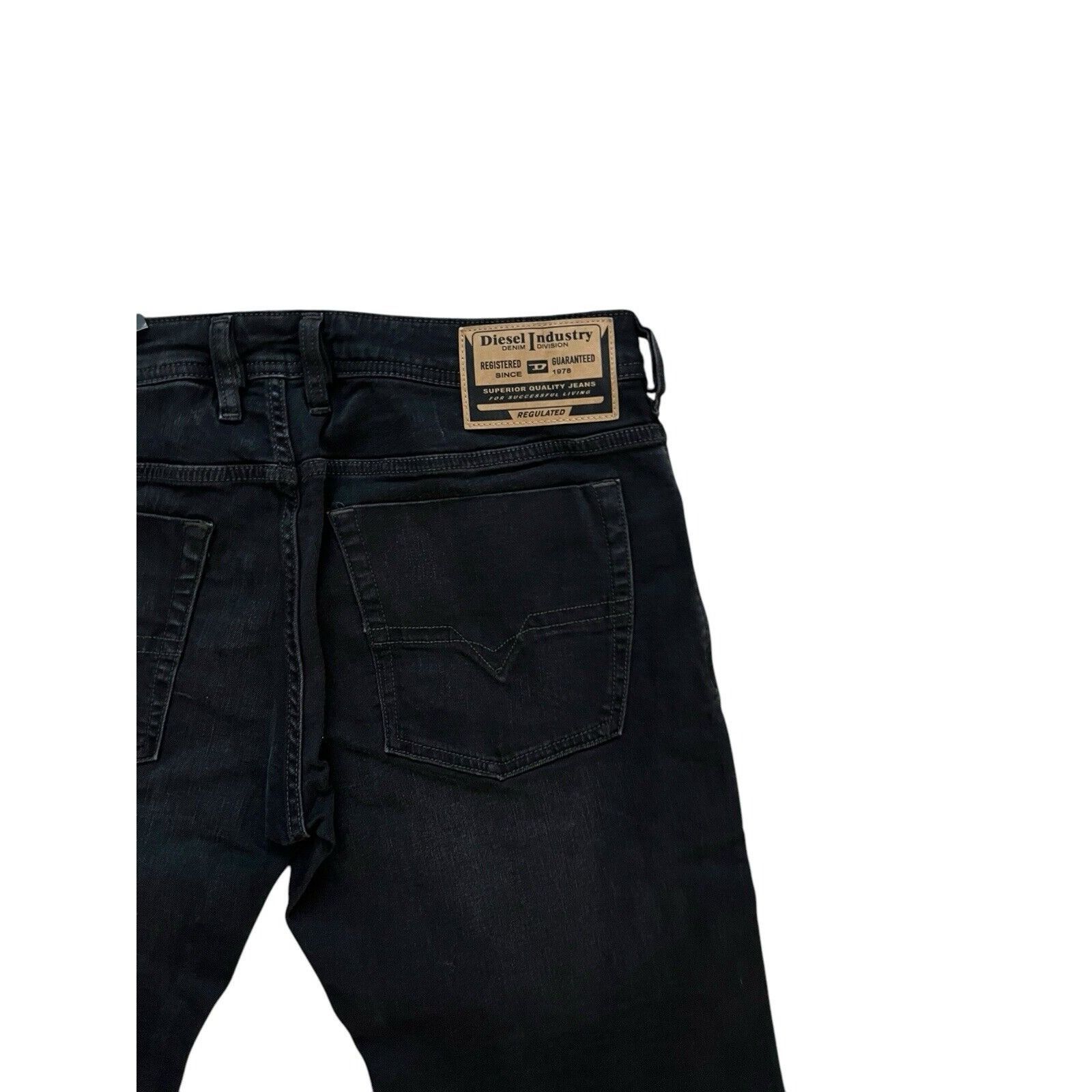 Diesel Diesel Mens Zatiny Bootcut Jeans RB064 Black $195 Size 38/30 Size US 38 / EU 54 - 6 Thumbnail