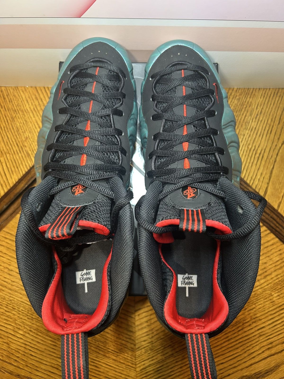 Nike Size 18 - Nike Air Foamposite One PRM Gone Fishing Sample Size US 15 / EU 48 - 4 Thumbnail