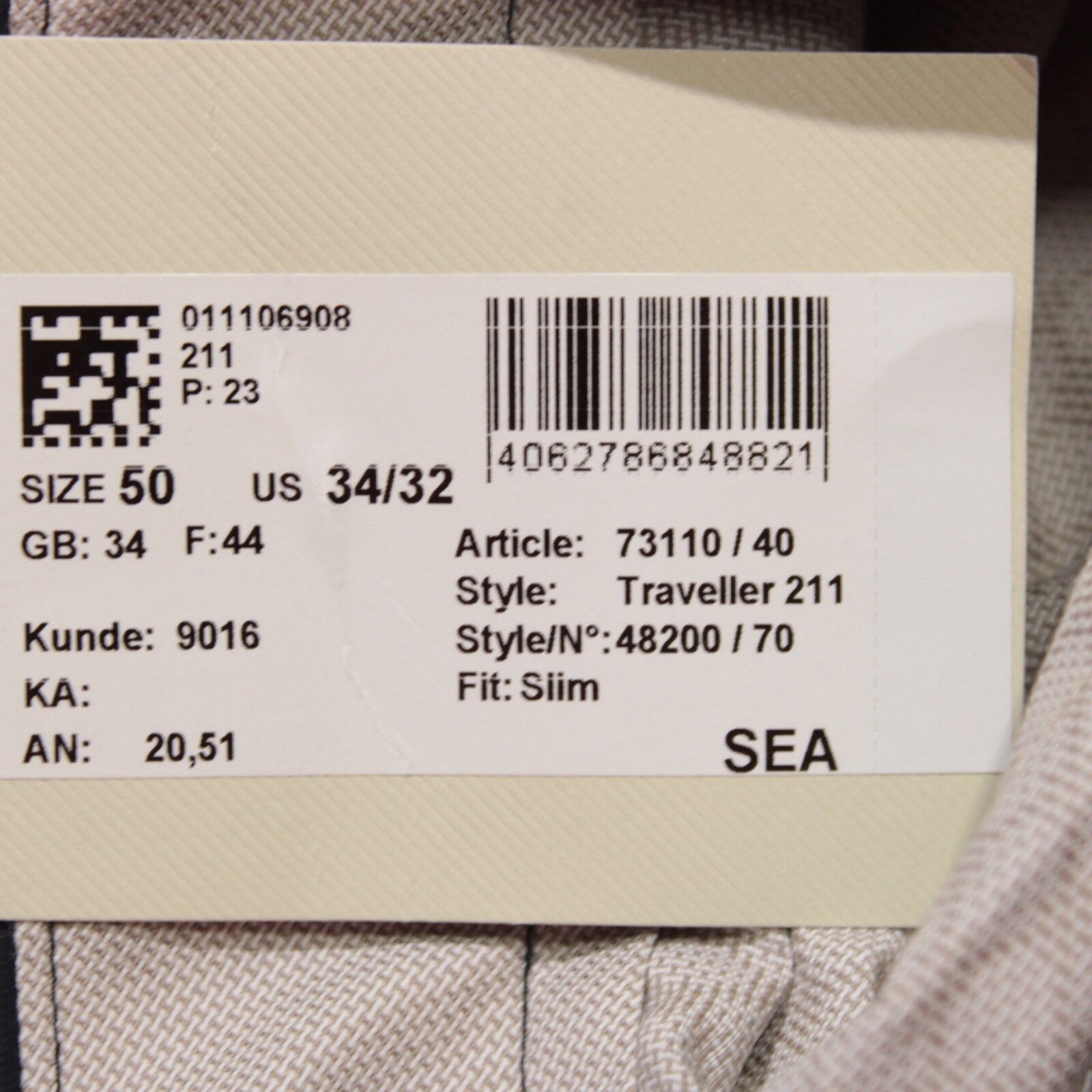 Hiltl Hiltl New with tags Chino Size 34 US In Blue Size US 34 / EU 50 - 4 Thumbnail